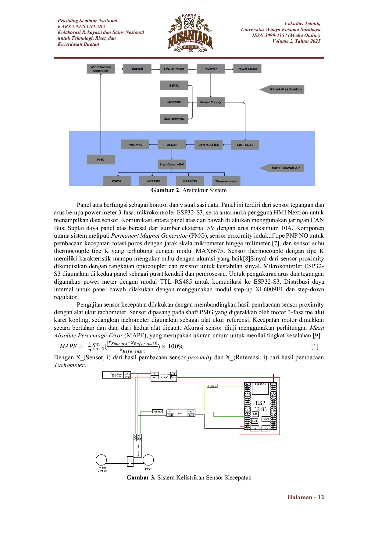 JURIS Pengembangan Sistem Pemantauan Generator pada Pembangkit Listrik Tenaga Hidrokinetik Bawah Air