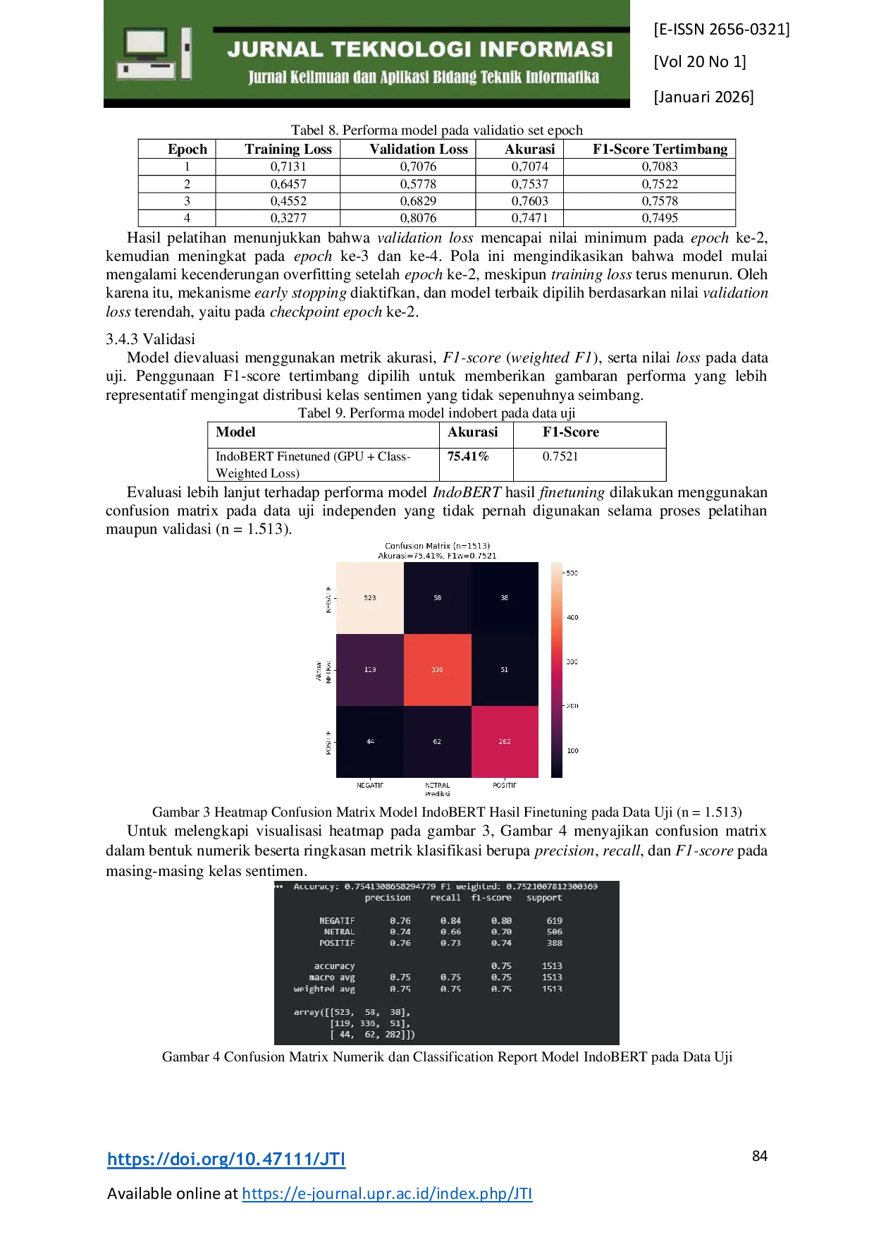 JURIS Analisis Sentimen Publik Indonesia Terhadap Konflik Israel Iran Di Media Sosial Menggunakan Indobert Dan Explainable Ai Lime