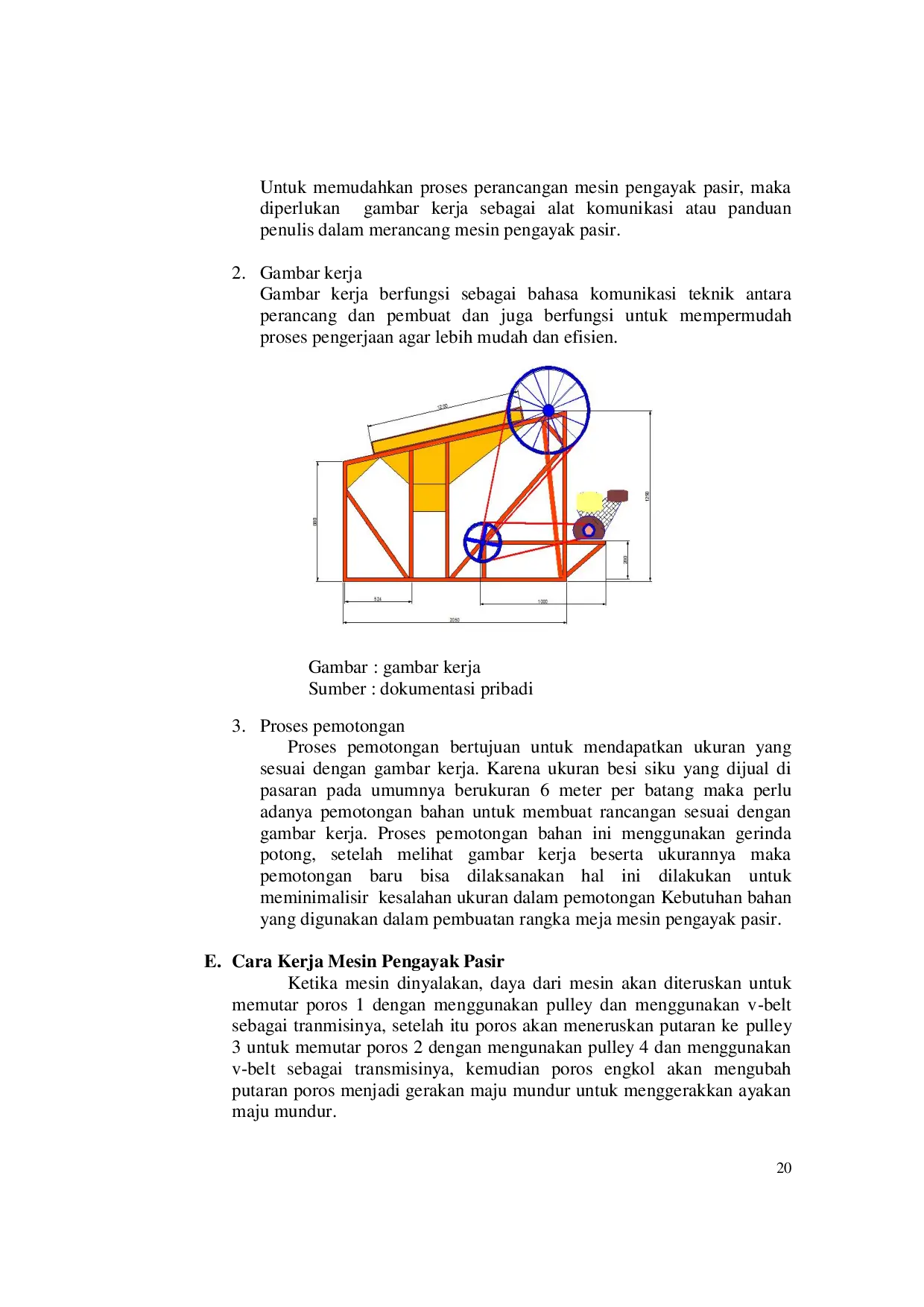 JURIS Analisa Efisiensi Mesin Pengayak Pasir dengan Tenaga Motor Bakar Daya 5 5 Hp