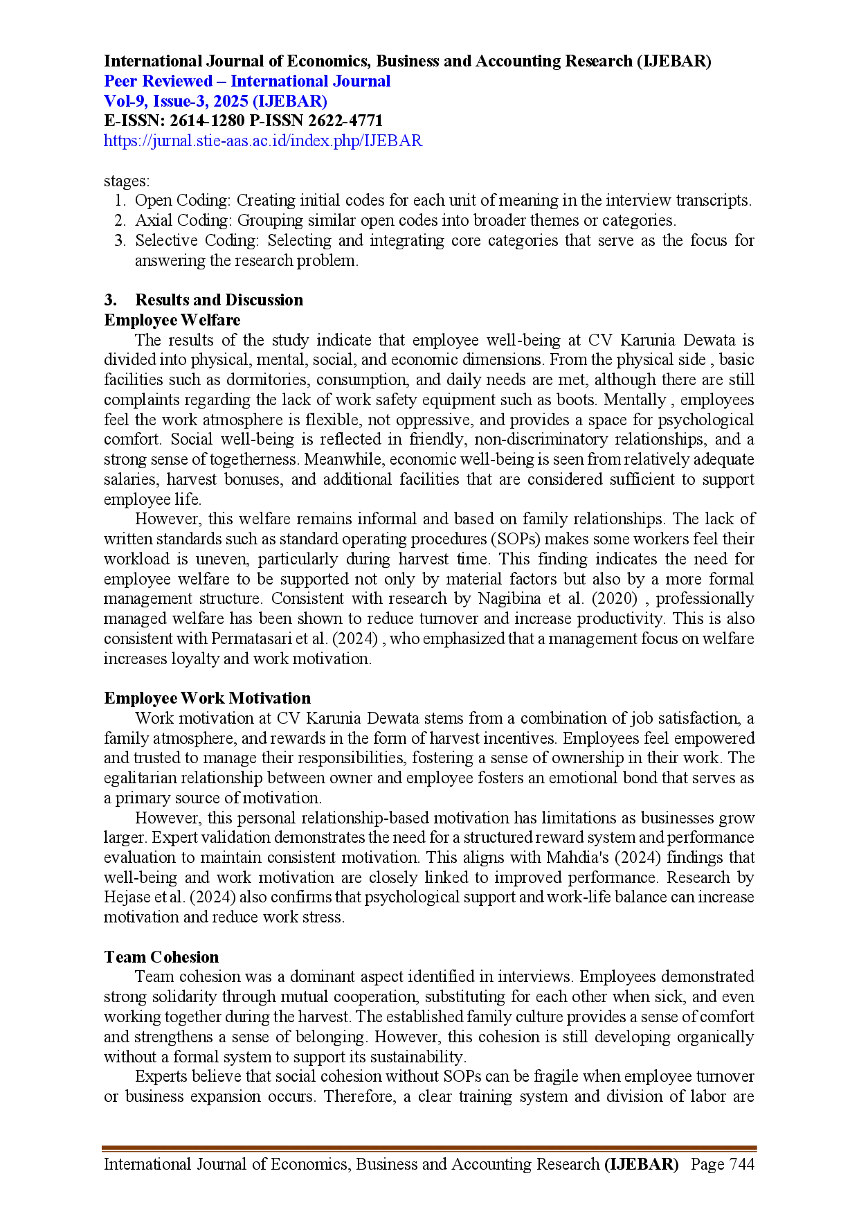 juris Employee Welfare and the Continuity of the Shrimp Farming Business A Case Study of the Shrimp Farm CV Karunia Dewata Karangasem Bali