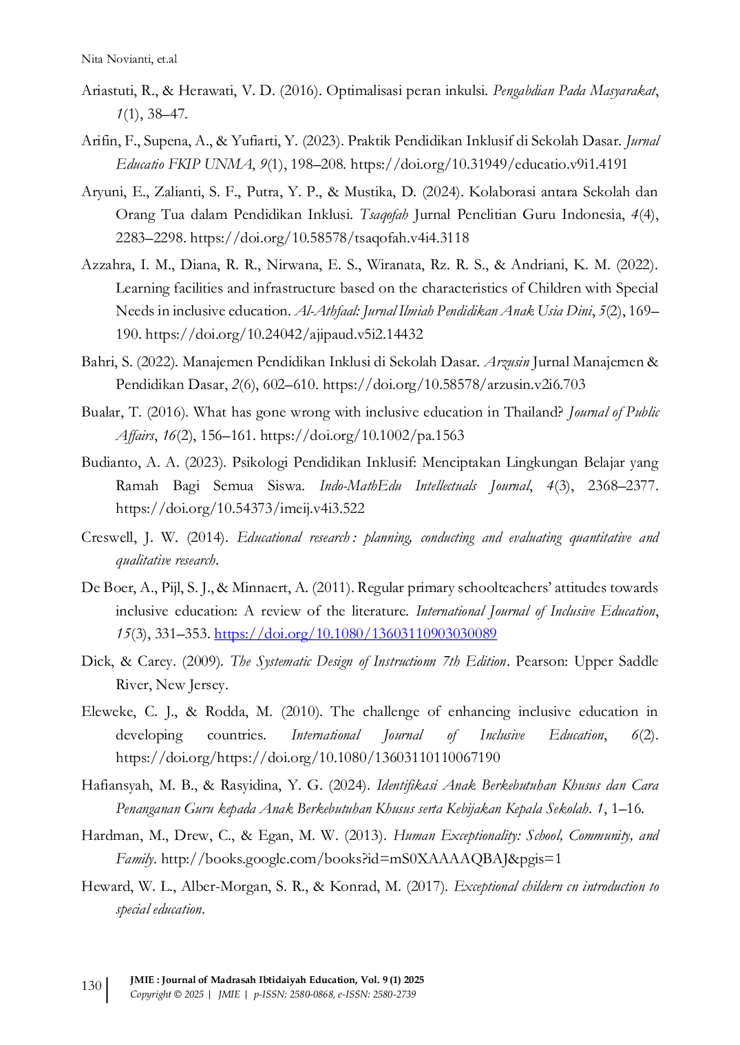 JURIS A Systems Approach to Inclusive Education in Indonesian Primary Schools A Case Study