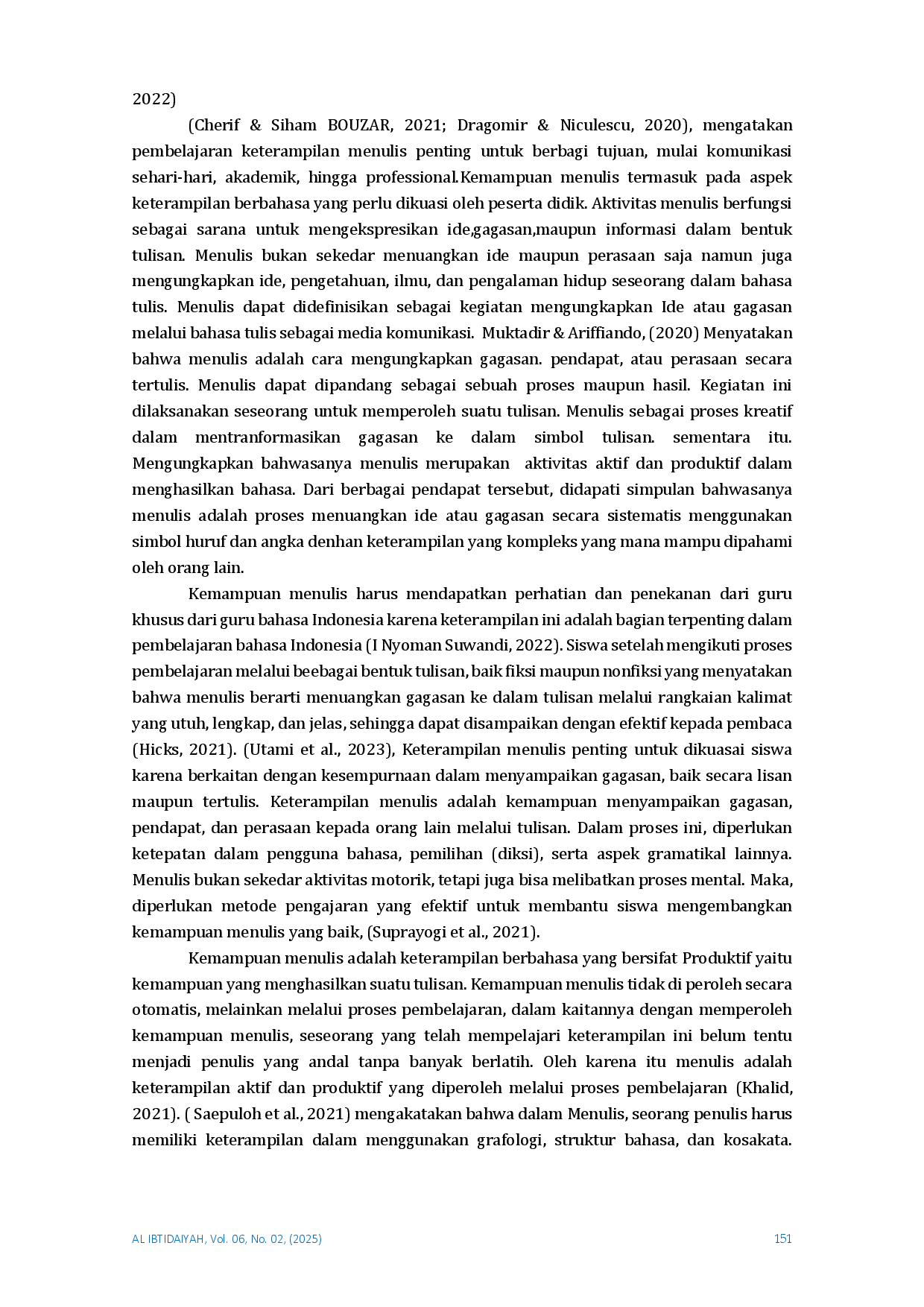 juris Pengaruh Motivasi Berprestasi Terhadap Keterampilan Menulis Puisi Kelas III SDIT Qurrata Aini Baitussalam