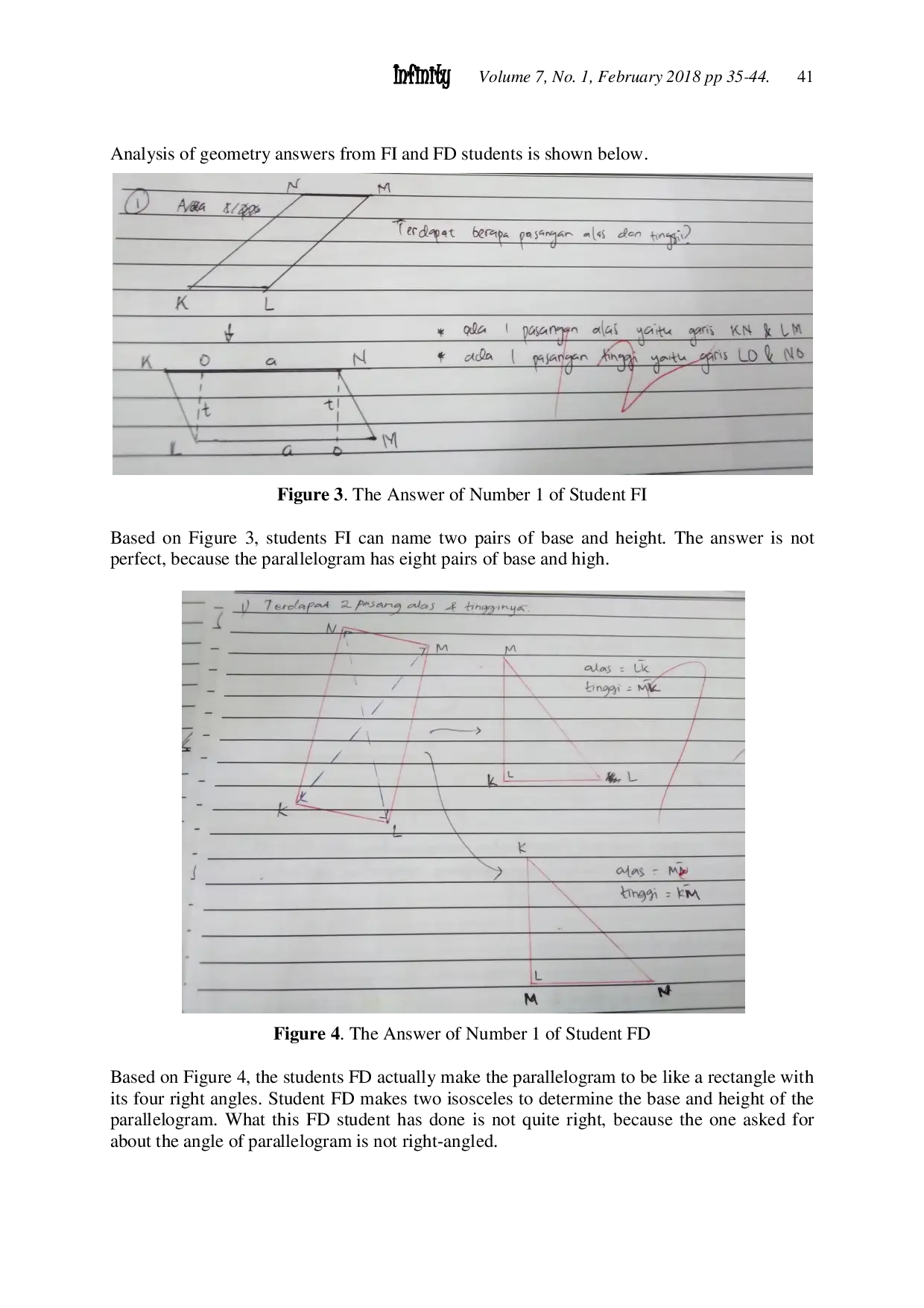 juris The Correlation Between Cognitive Style and Students Learning Achievement on Geometry Subject