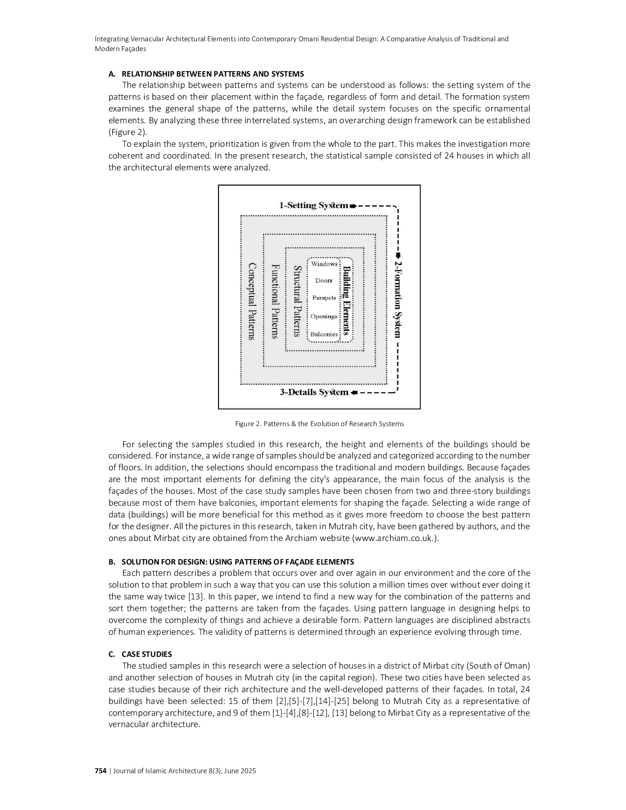 JURIS Integrating Vernacular Architectural Elements Into Contemporary Omani Residential Design A Comparative Analysis of Traditional and Modern Fa ades
