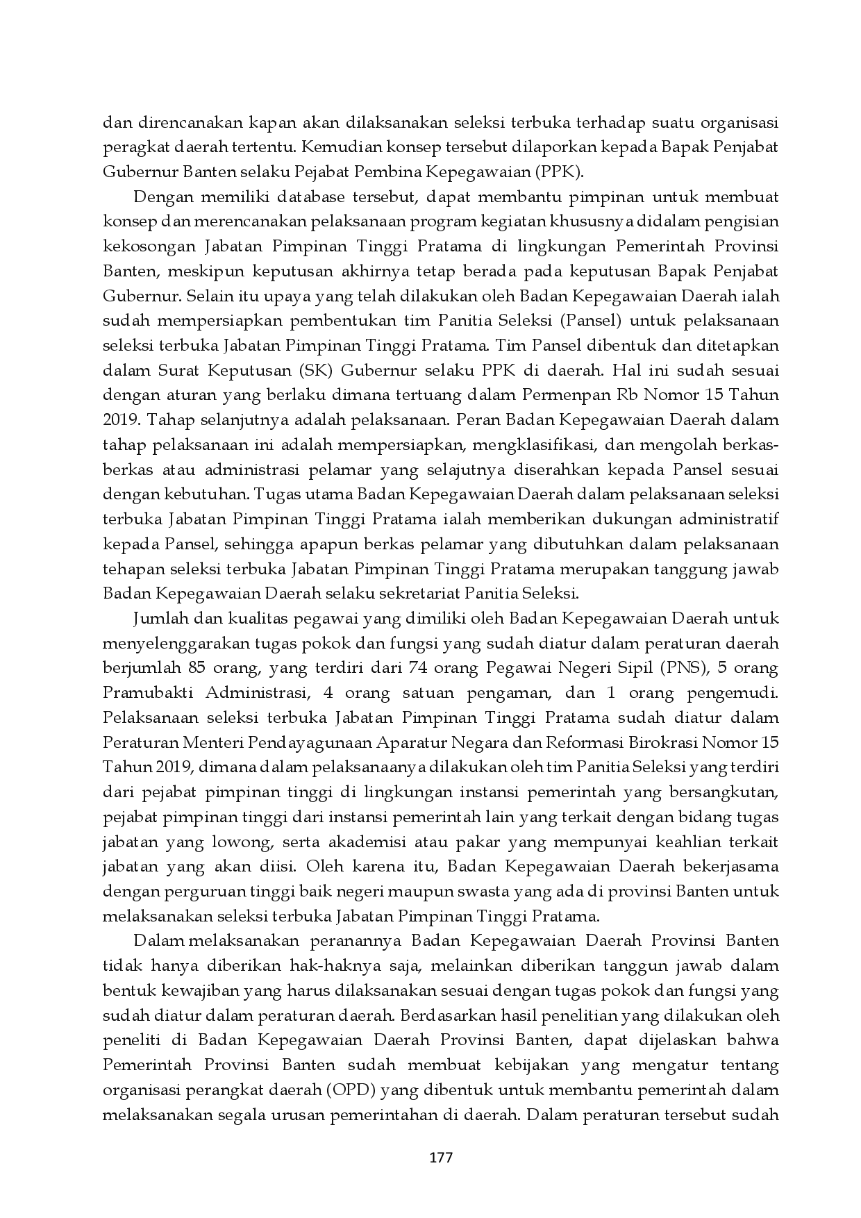 juris Implementasi Aplikasi Sijapti Pada Seleksi Terbuka Jabatan Pimpinan Tinggi Pratama Dilingkungan Pemprov Banten