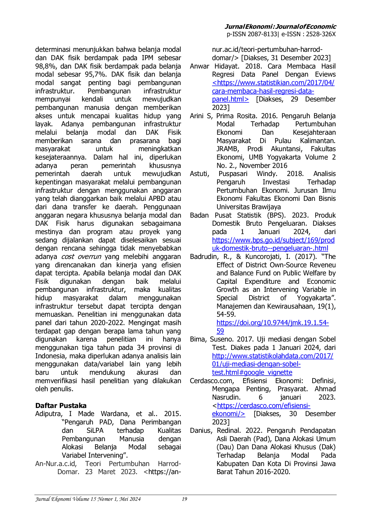 JURIS Peranan Pembangunan Infrastruktur dalam Meningkatkan Kualitas Hidup Masyarakat