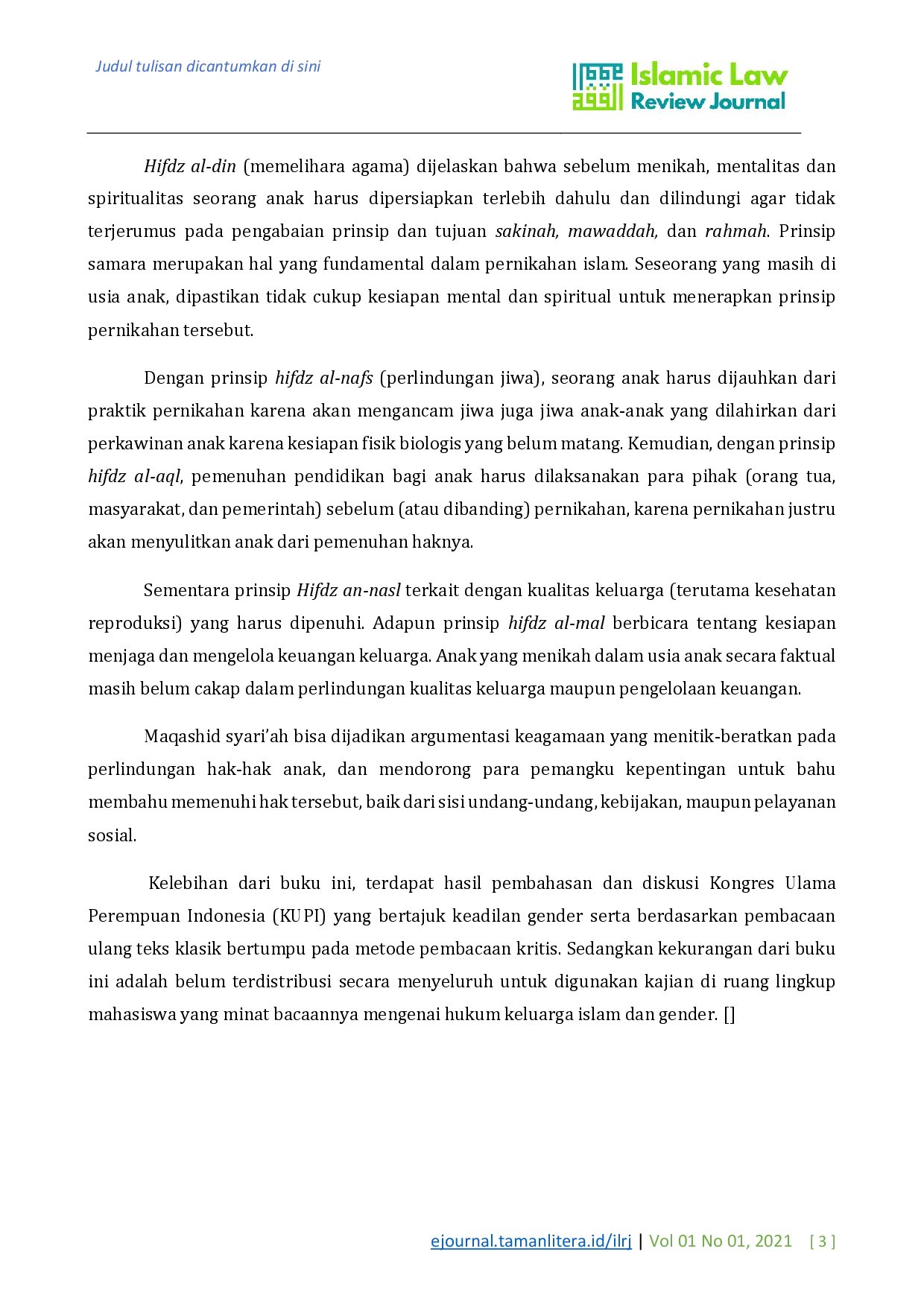 juris Fikih Perwalian Membaca Ulang Hak Perwalian untuk Perlindungan Perempuan dari Kawin Paksa dan Kawin Anak