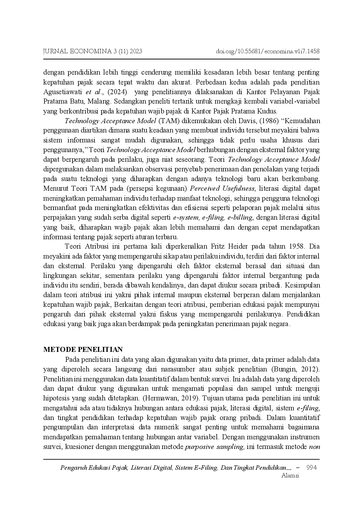 juris Pengaruh Kemajuan Teknologi Investasi Sosial Media Edukasi Saham Motivasi Dan Pengetahuan Investasi Terhadap Minat Investasi Di Pasar Modal Pada Generasi Z Kabupaten Kudus