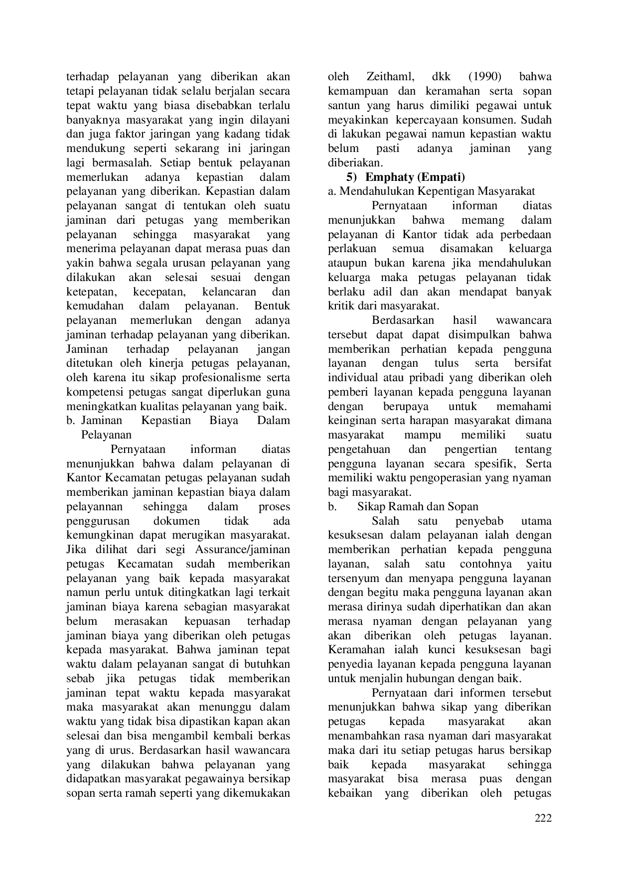 JURIS Kualitas Pelayanan Publik Di Kantor Kecamatan Arjasa Kabupaten Situbondo