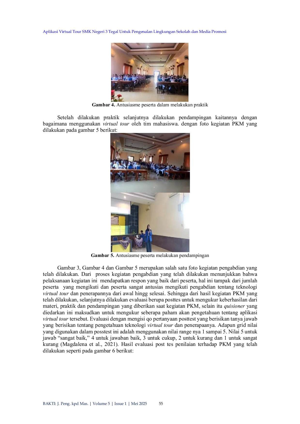 JURIS Aplikasi Virtual Tour SMK Negeri 3 Tegal Untuk Pengenalan Lingkungan Sekolah dan Media Promosi