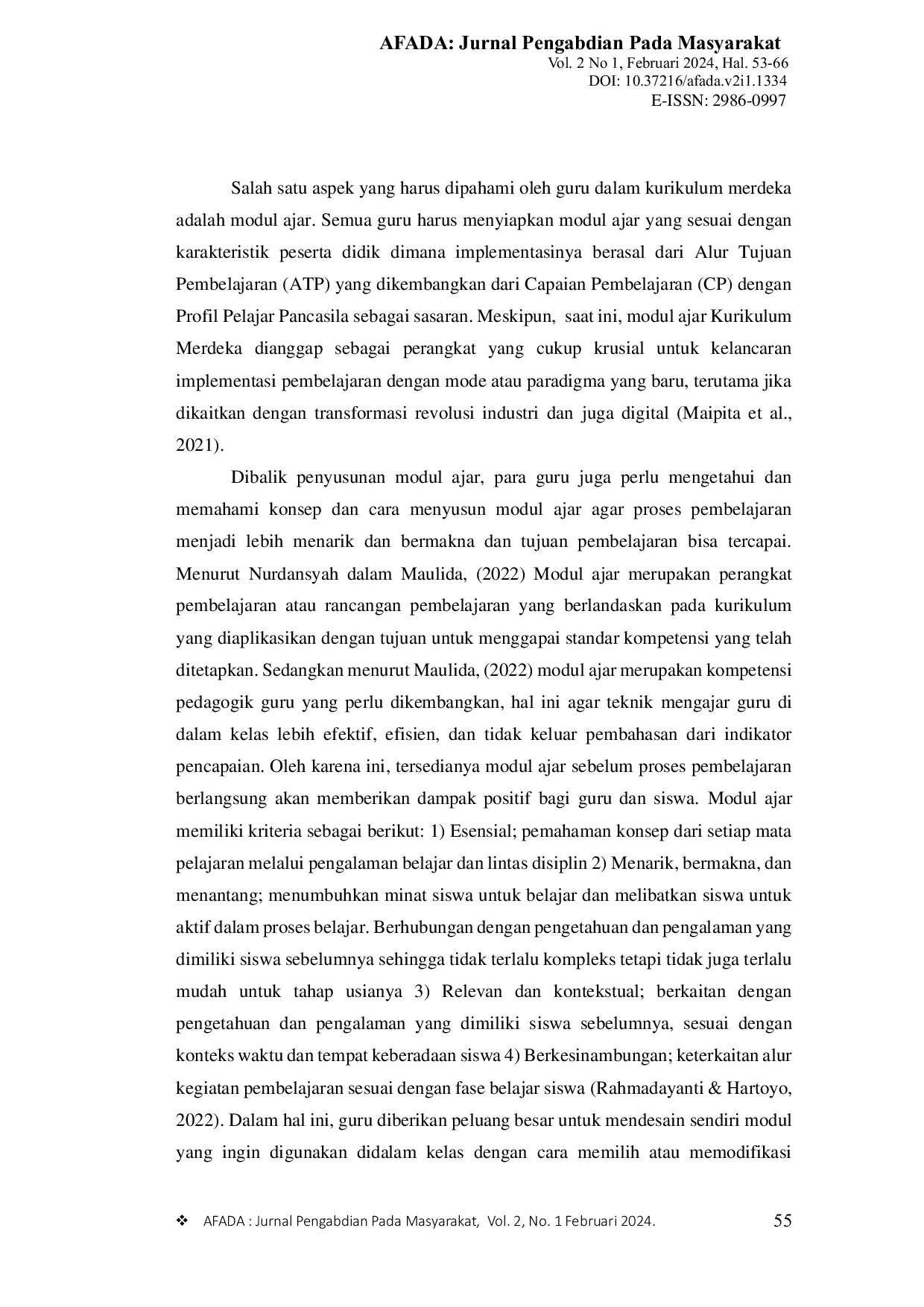 JURIS Workshop Penyusunan Struktur Modul Ajar berbasis Kurikulum Merdeka