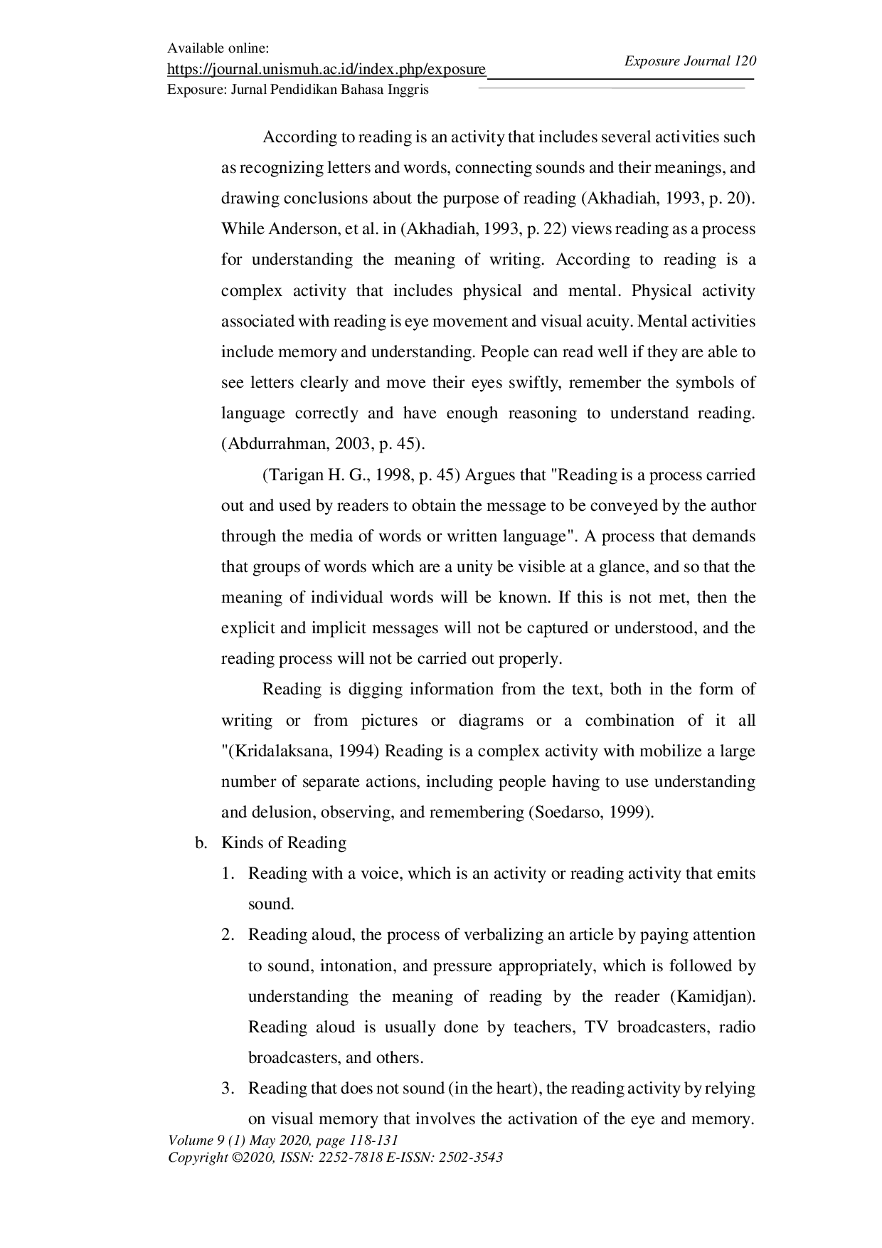 JURIS The Improvement of the Students Ability in Reading English Through the Application of the Scramble Technique