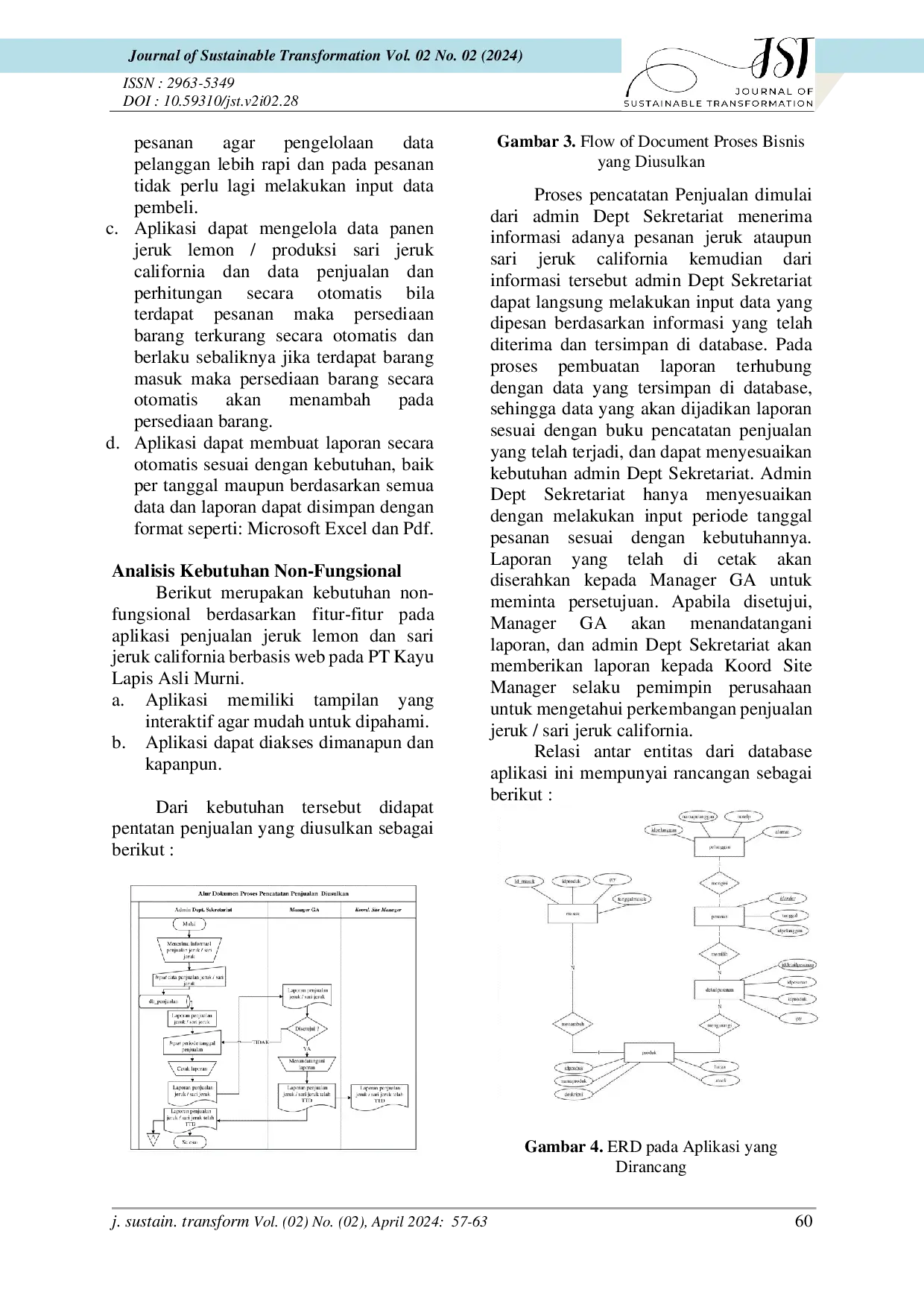 JURIS Rancang Bangun Aplikasi Penjualan Jeruk Lemon Dan Sari Jeruk California Berbasis Web Dengan Metode Waterfall Studi Kasus Pada PT Kayu Lapis Asli Murni