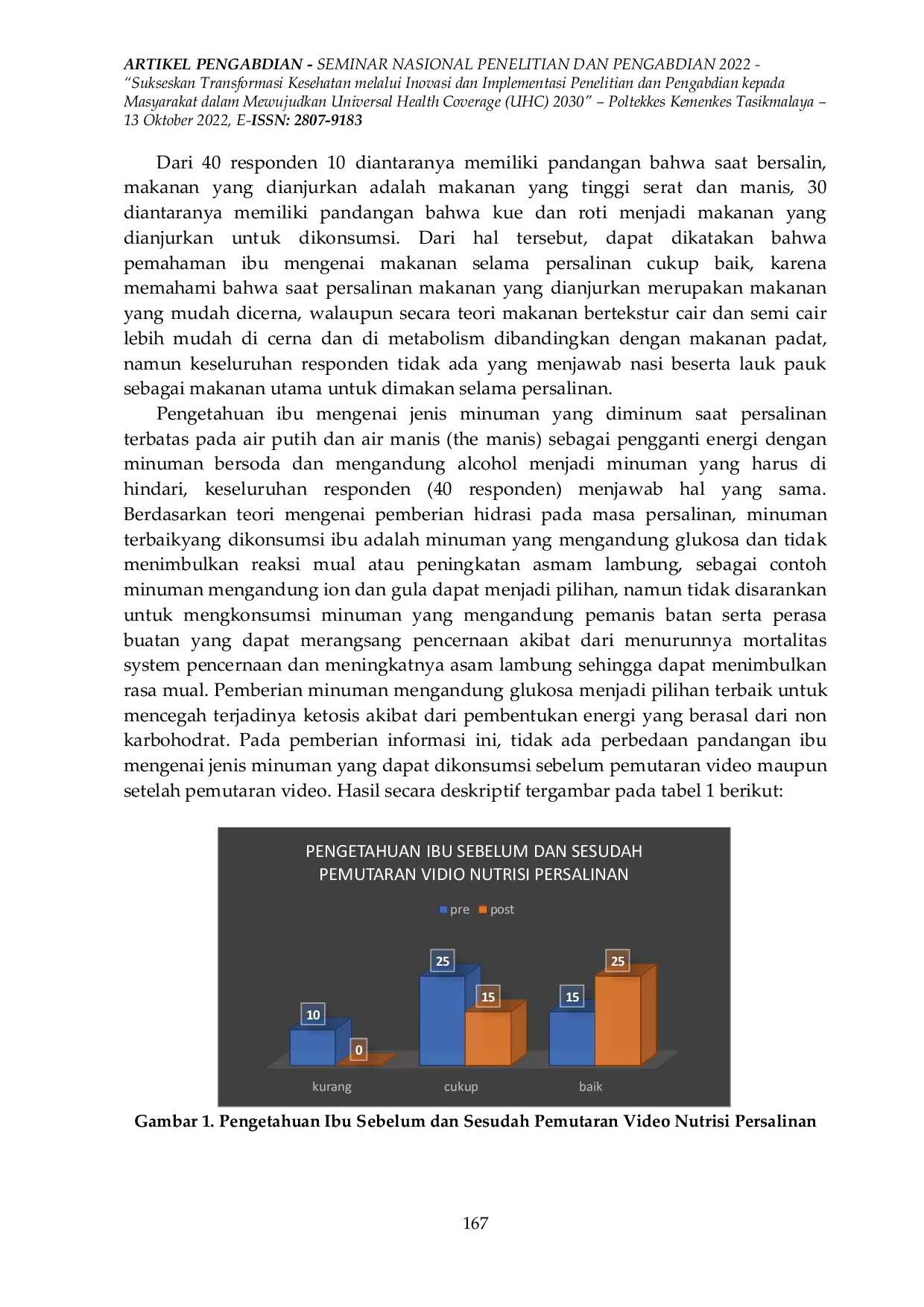 JURIS Pemberian Informasi Nutrisi Selama Masa Persalinan dan Penerapan Pain Relief
