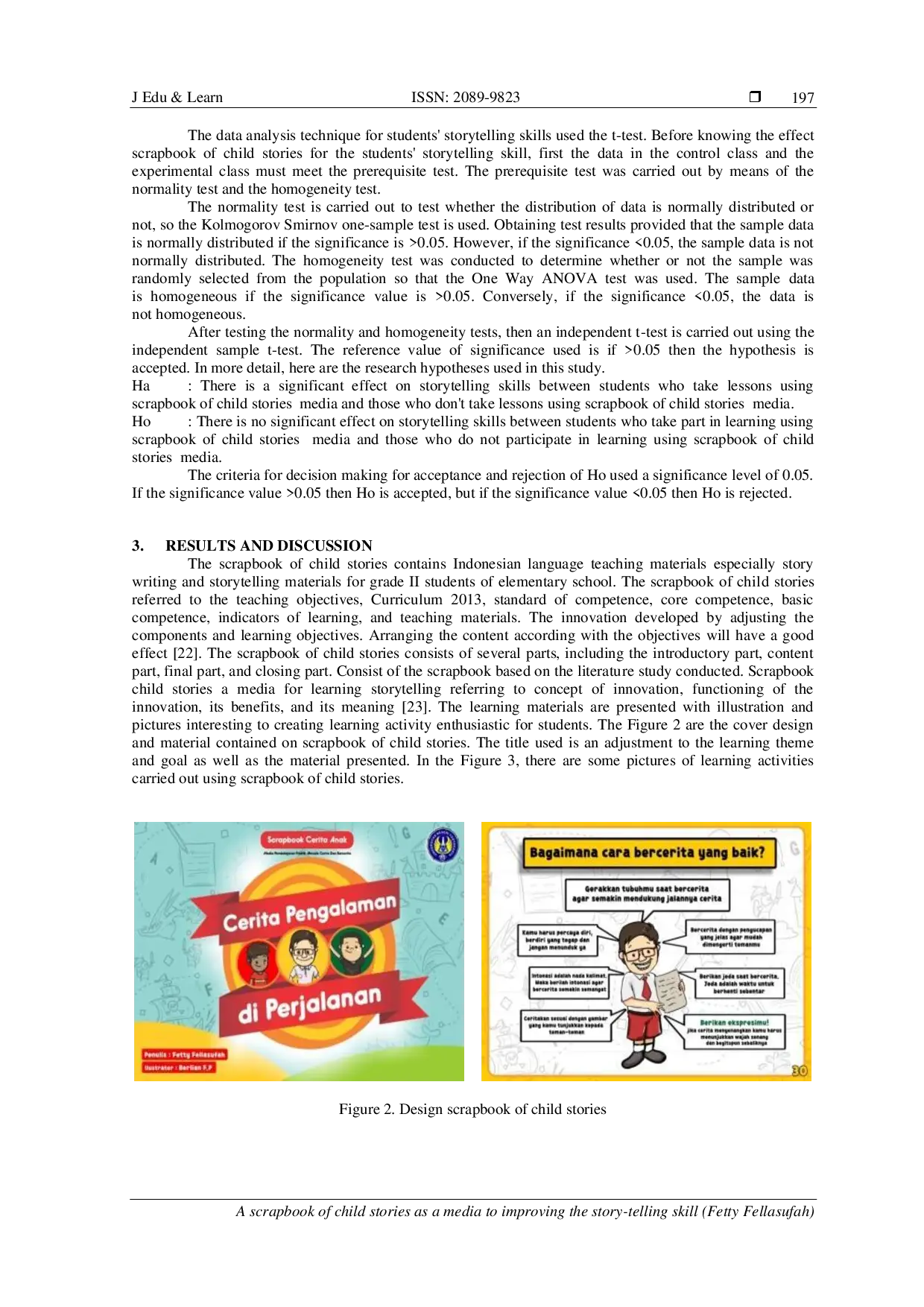 juris A scrapbook of child stories as a media to improving the story telling skill