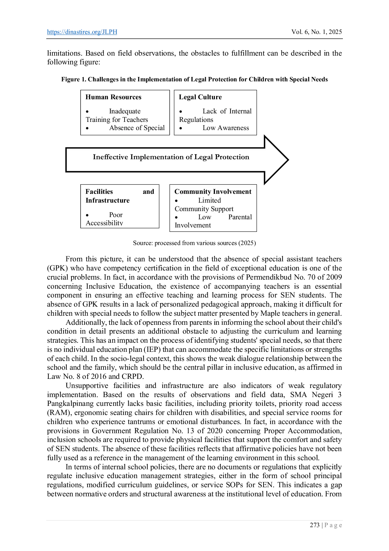 JURIS Juridical Analysis Juridical Analysis Of The Legal Protection Of Children With Special Needs In Inclusive Education