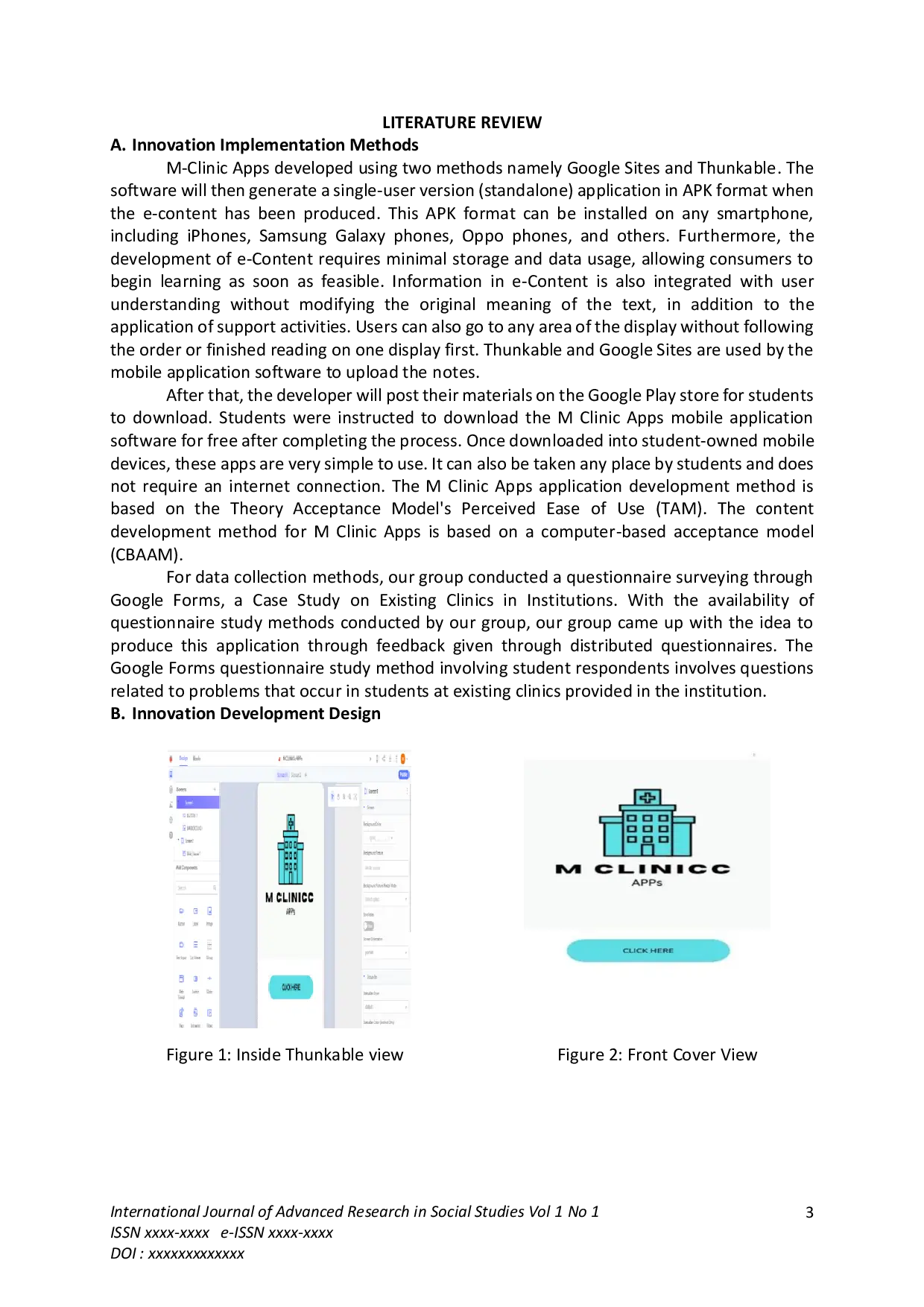 JURIS The Design and Development of M CLINIC Apps Mobile Applications