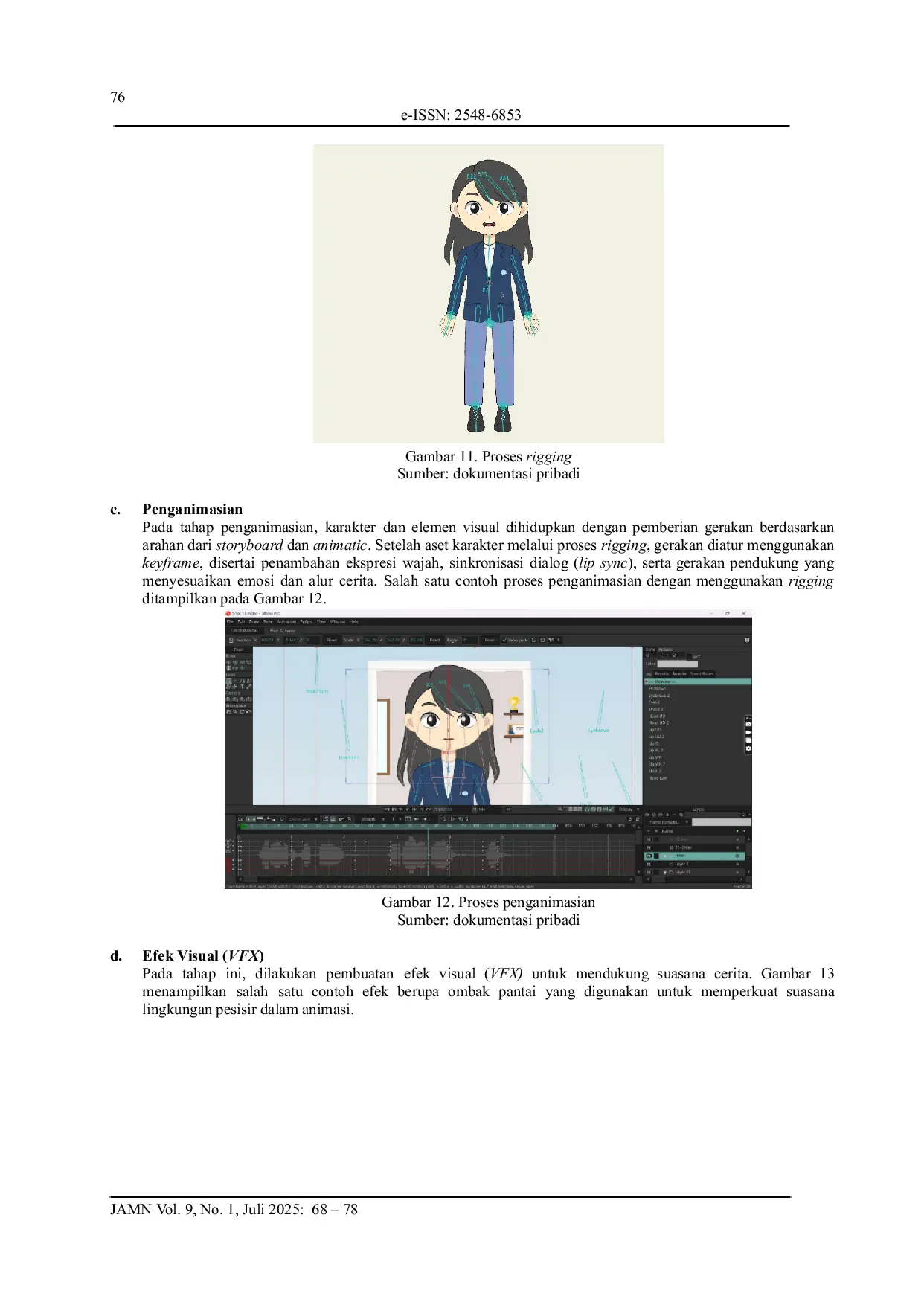 JURIS Making a 2D Animation Nampak Gonggong as a Media for Introducing Gonggong Batik