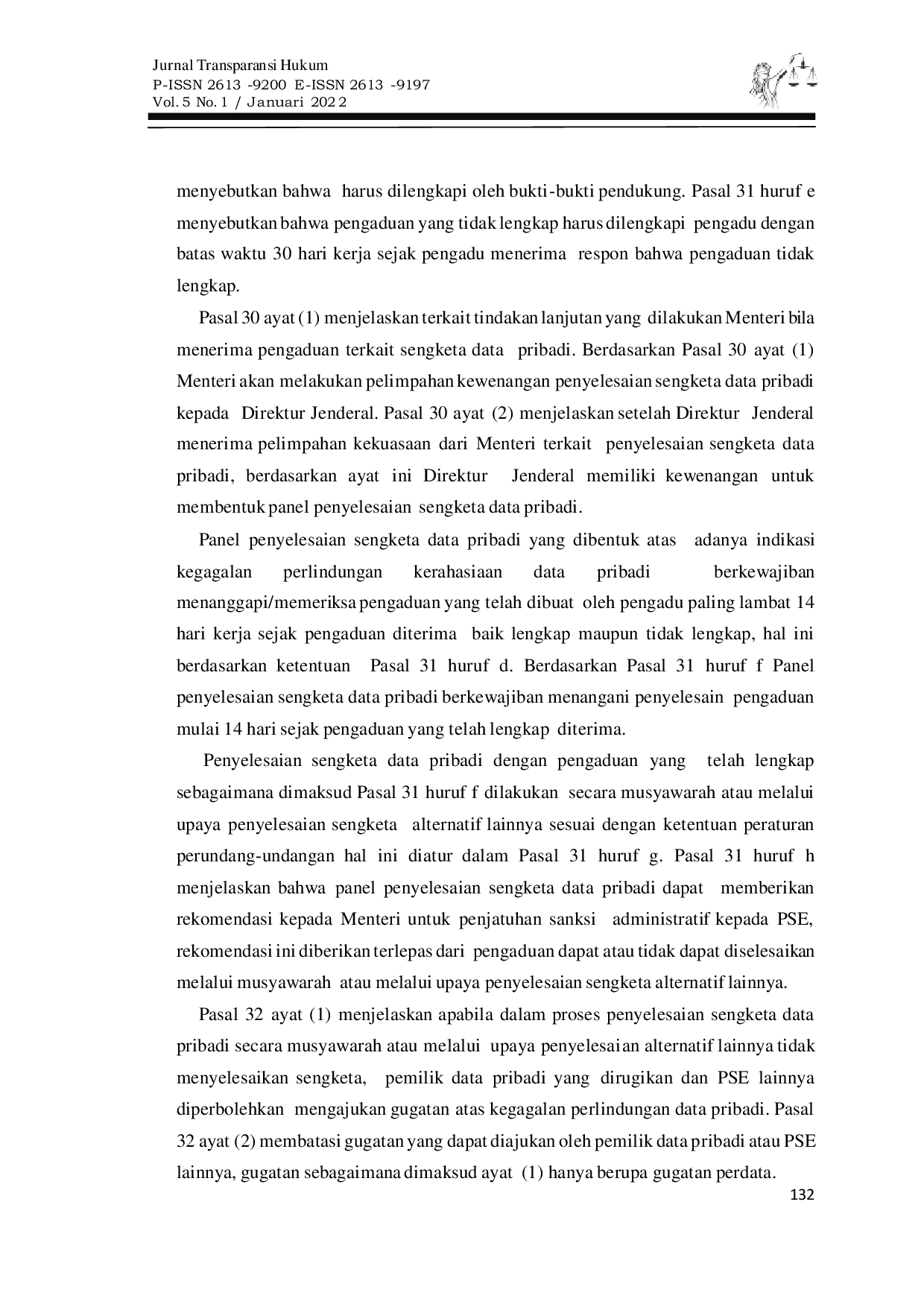 JURIS Perlindungan Hukum Terhadap Kebocoran Data Pribadi Konsumen Online Marketplace