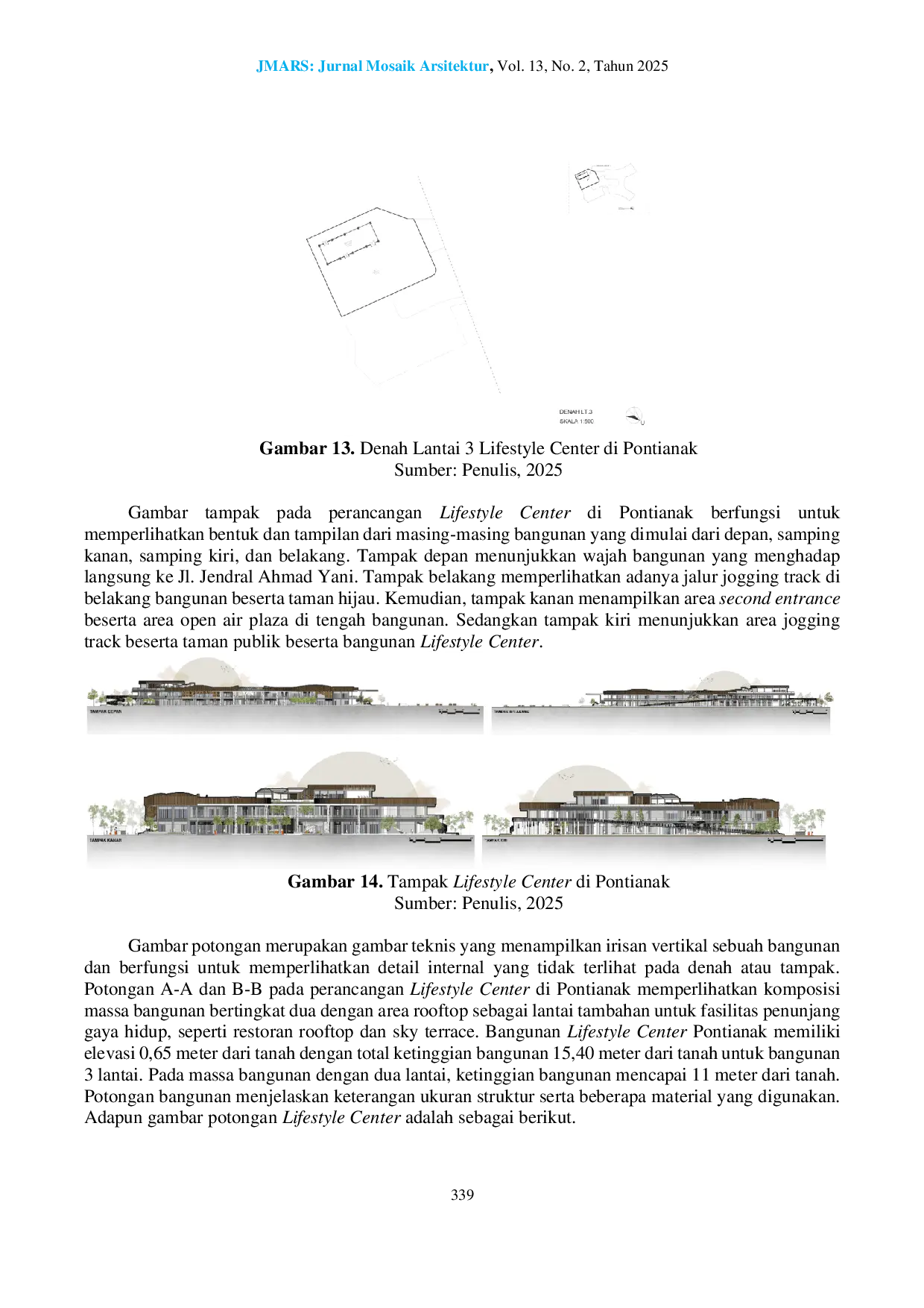 JURIS Perancangan Lifestyle Center Di Pontianak