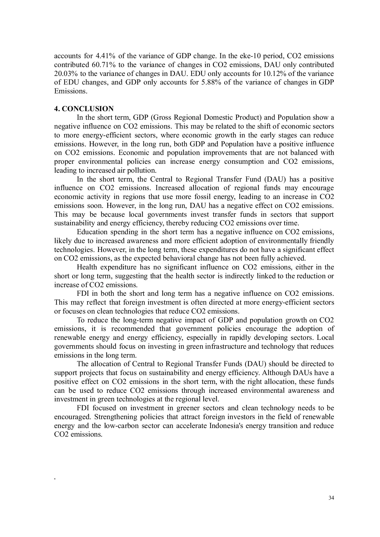 JURIS Economic Development and Fiscal Policy in CO2 Emission Mitigation A Dynamic Panel Study in Indonesia Before Covid 19