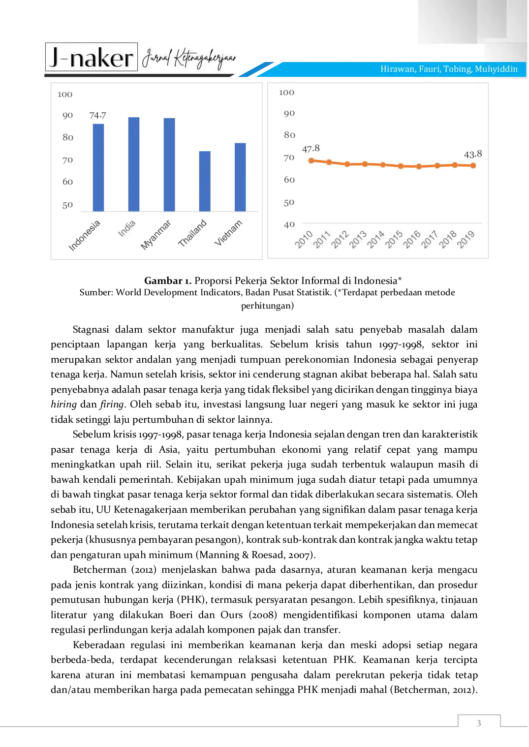 JURIS Kajian UU 11 2020 tentang Cipta Kerja Klaster Ketenagakerjaan Studi pada Regulasi Pengupahan PHK dan Pesangon