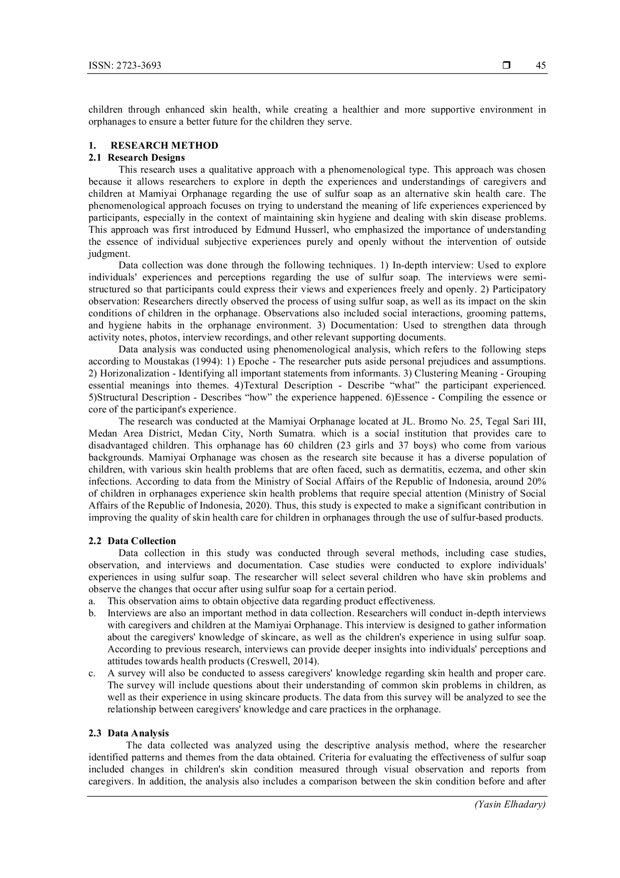 JURIS Making Herbal Sulfur Soap as an Alternative to Children s Skin Health Care at Mamiyai Orphanage