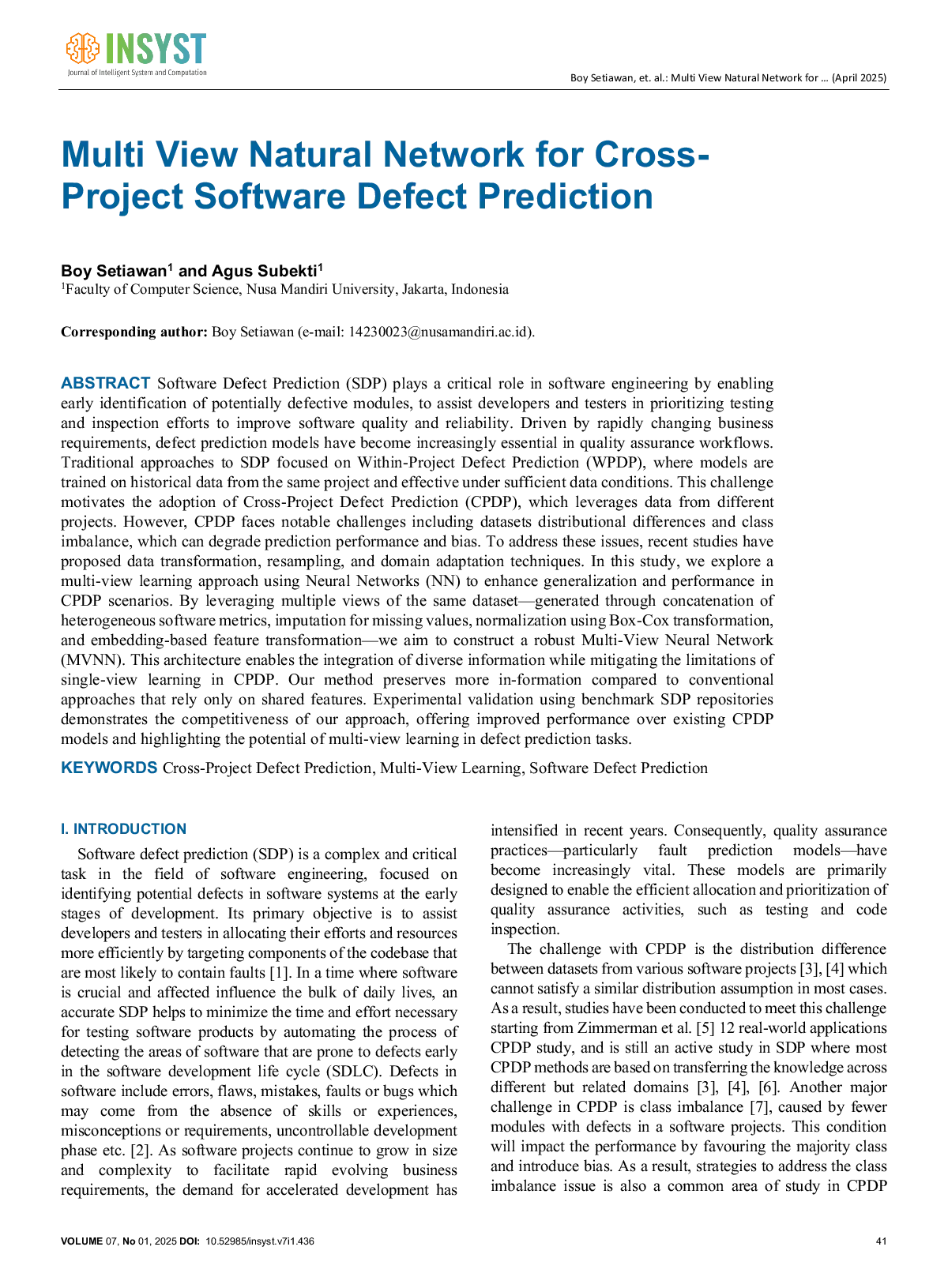 JURIS Multi View Natural Network for Cross Project Software Defect Prediction