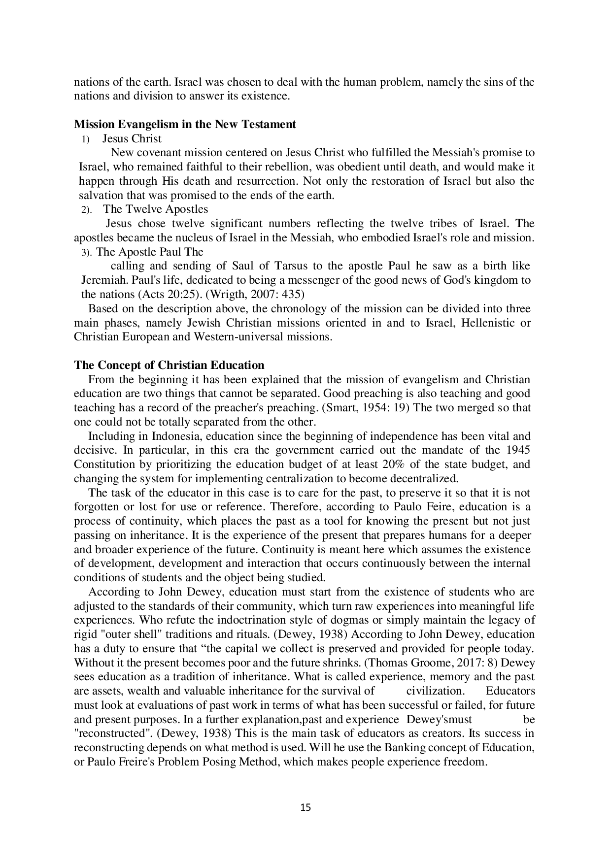 JURIS Development Of Mission And Christian Education GMIM In Minahasa