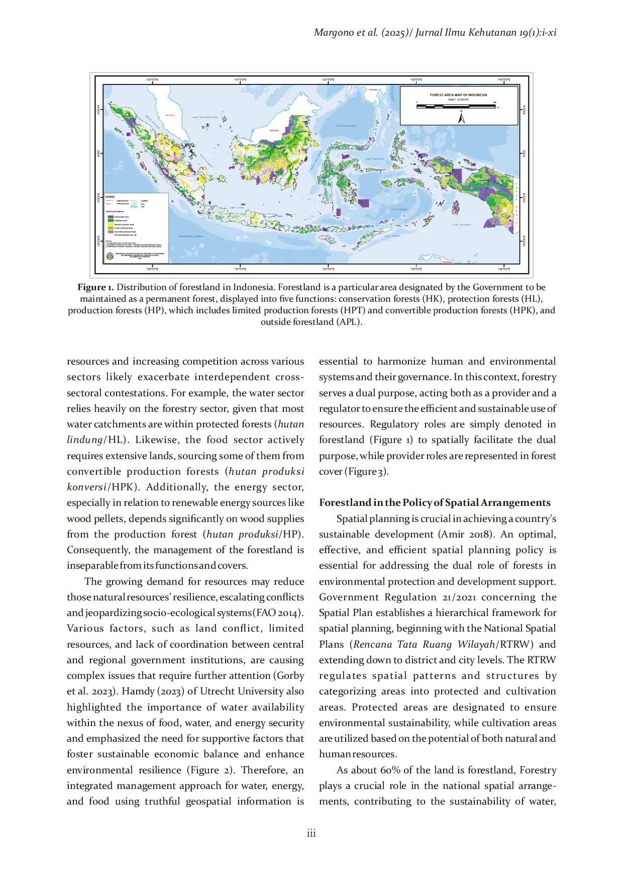JURIS Forestry Spatial Planning Policy Direction Concerning the Long Term National Development Plan 2025 2045