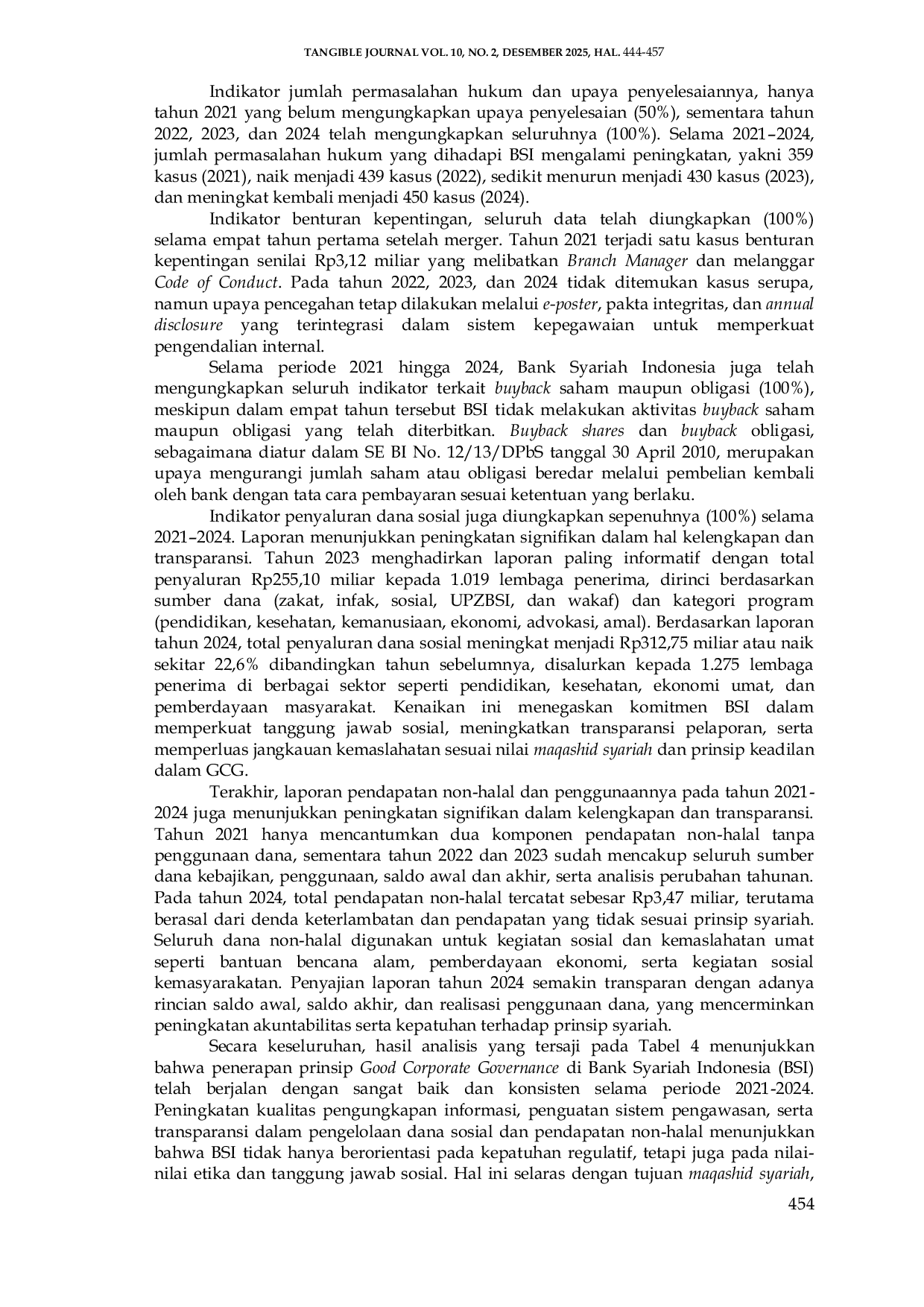 JURIS Analisis Penerapan Prinsip Good Corporate Governance pada Bank Syariah Indonesia