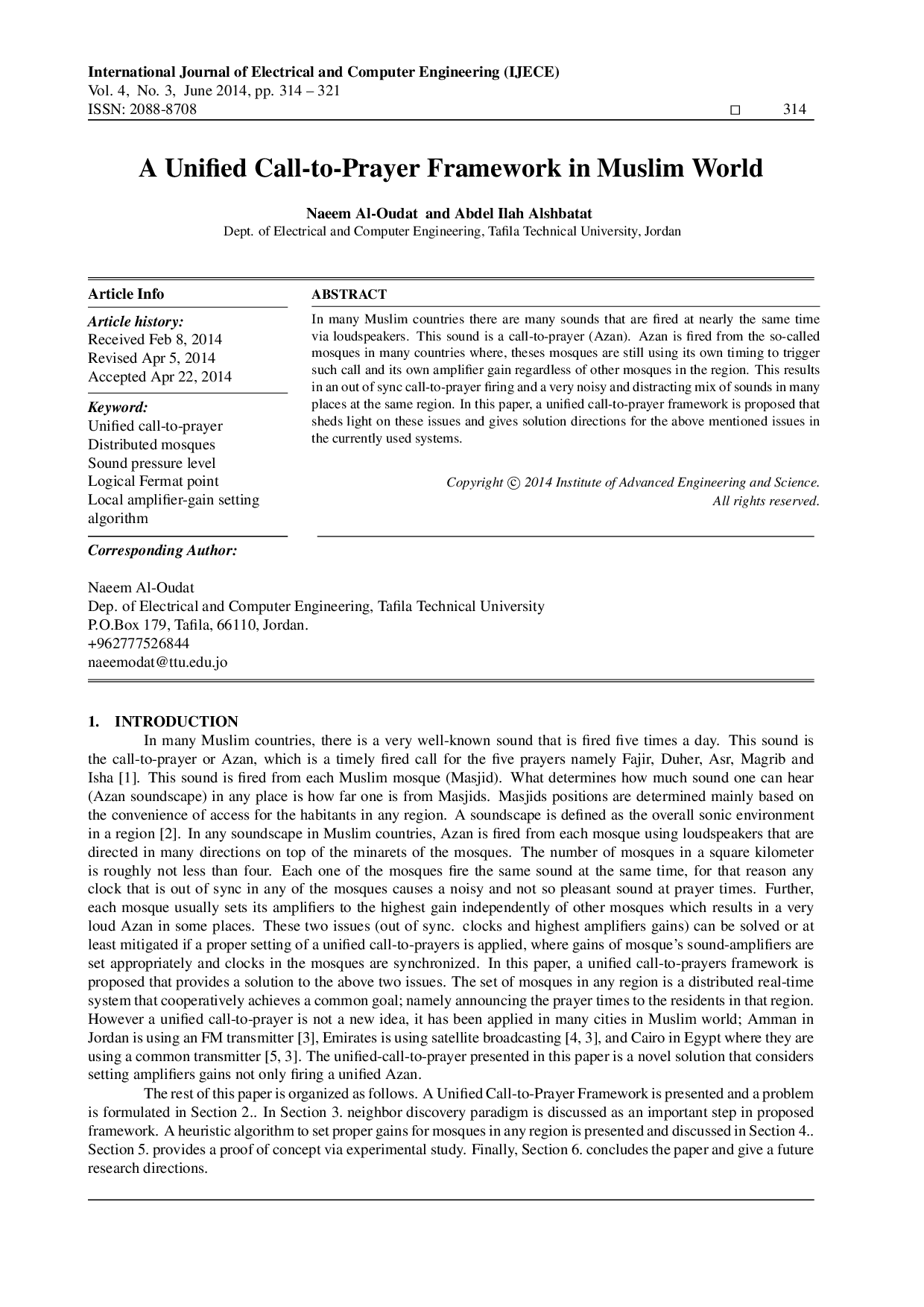 juris A Unified Call to Prayer Framework in Muslim World