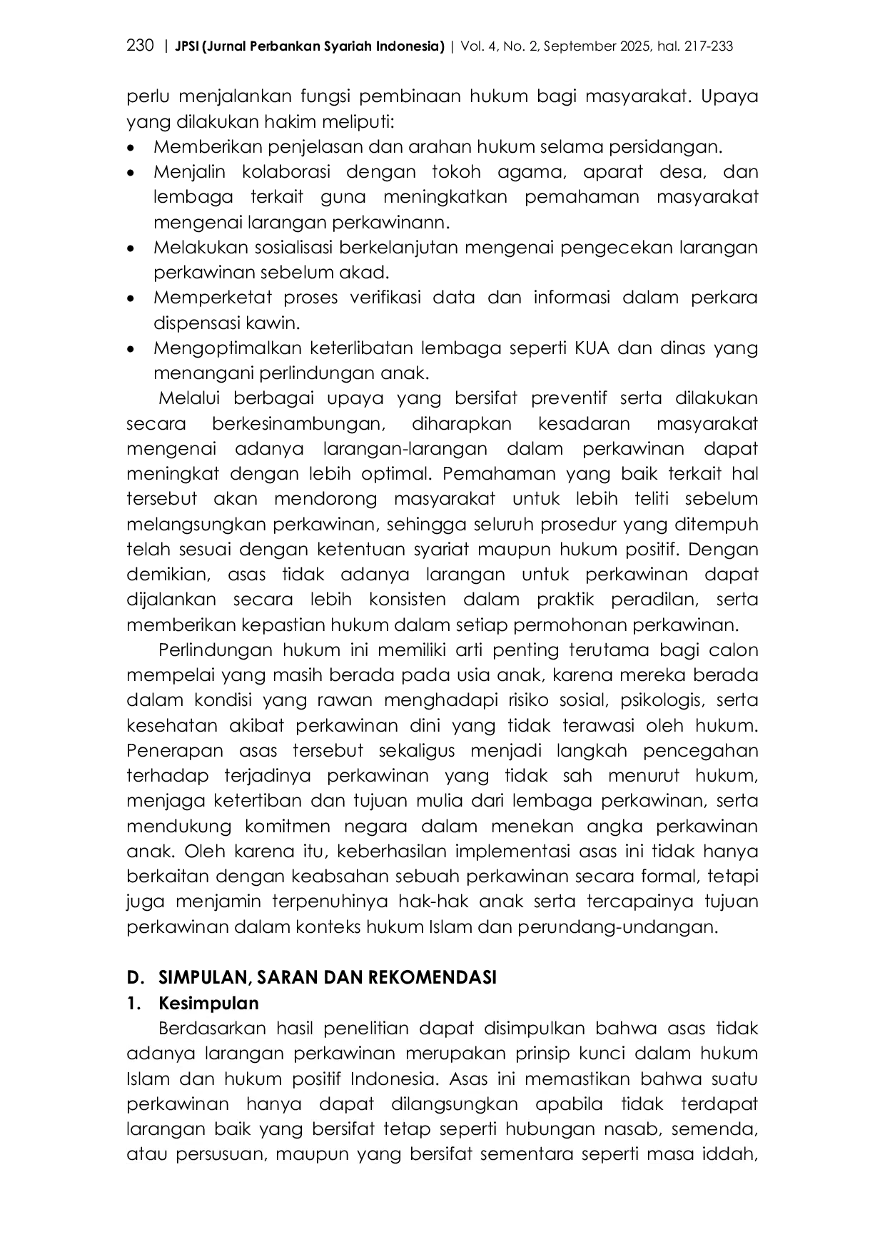 JURIS Asas Larangan Perkawinan Menurut Hukum Islam