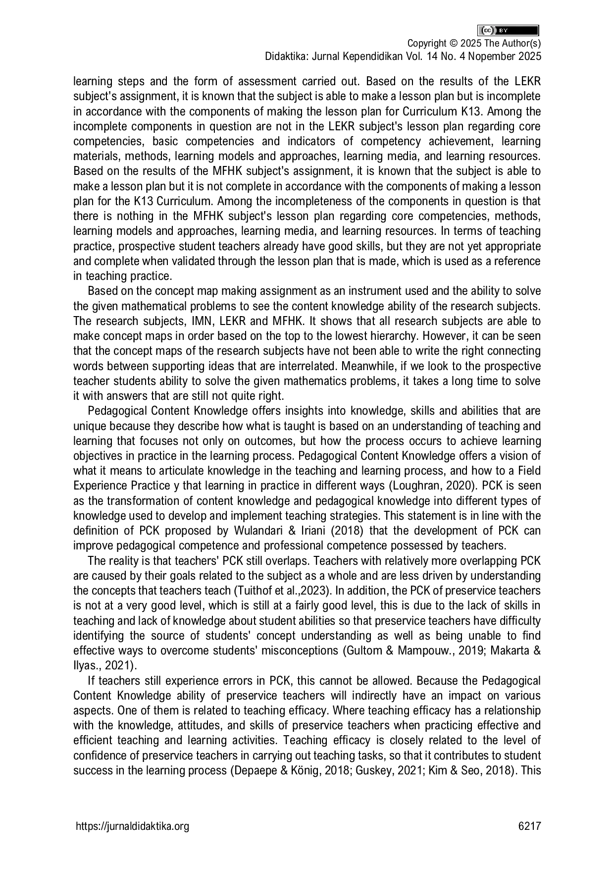 JURIS Pedagogical Content Knowledge Validation of Basic Teaching Ability for Mathematics Education Preservice Teacher