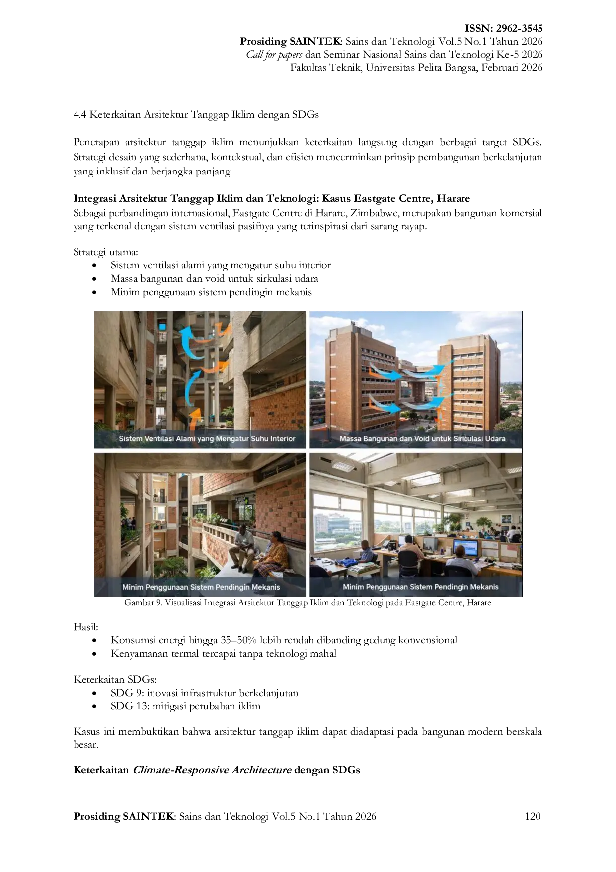 JURIS Arsitektur Tanggap Iklim Strategi Desain Hijau Menuju Pencapaian Sustainable Development Goals SDGs