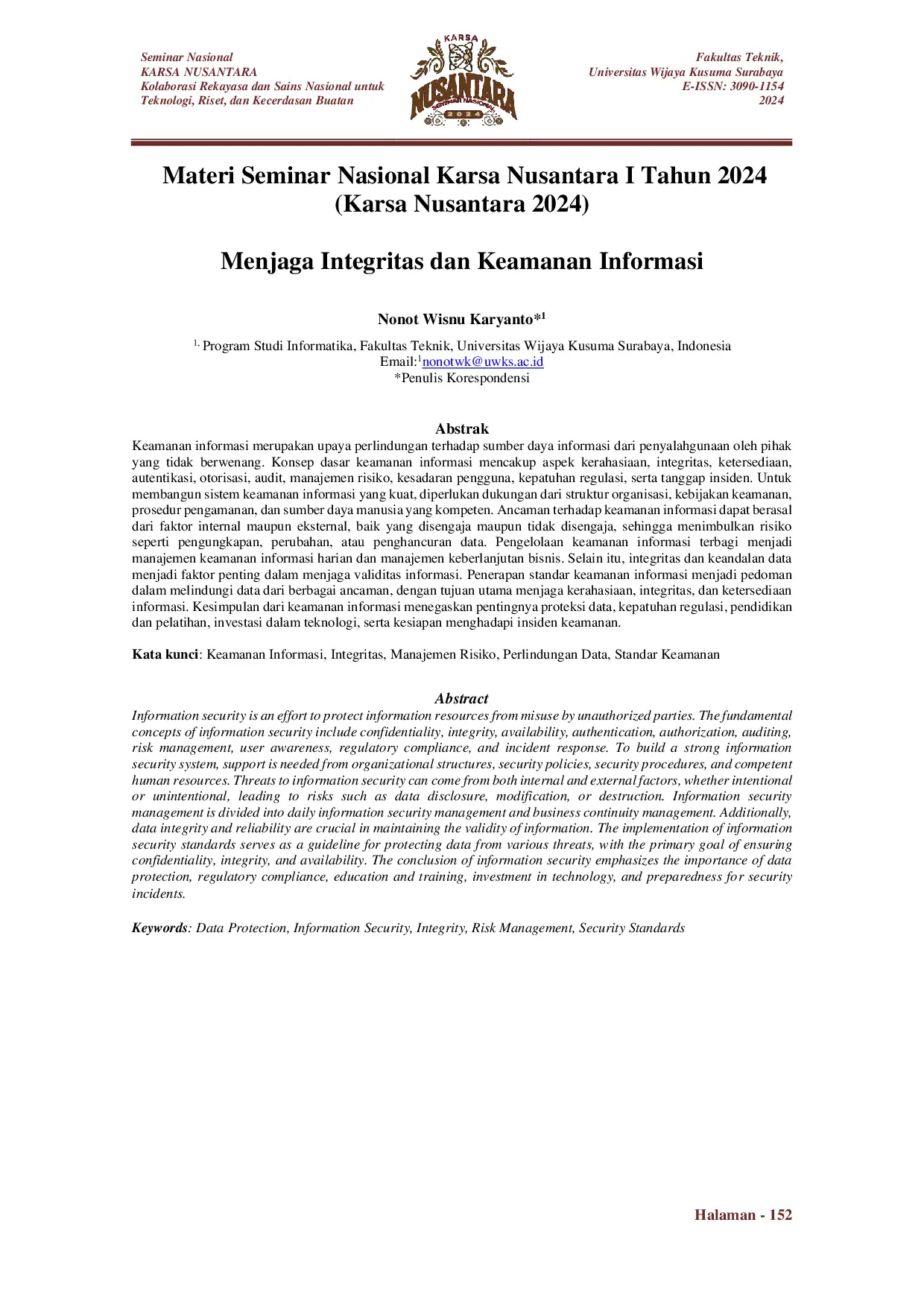 JURIS Menjaga Integritas Dan Keamanan Data