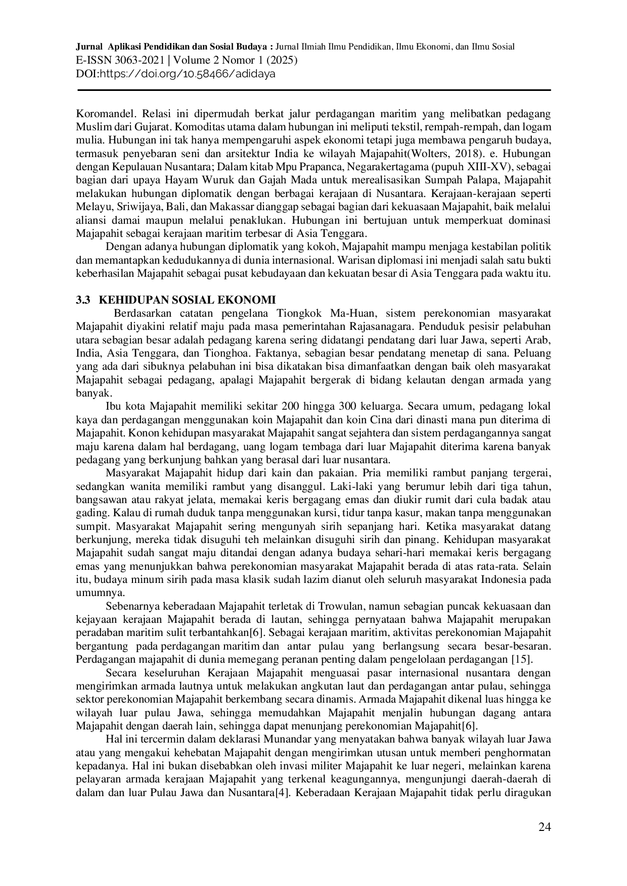 JURIS Studi Pustaka Kejayaan Majapahit Masa Pemerintahan Rajasanagara