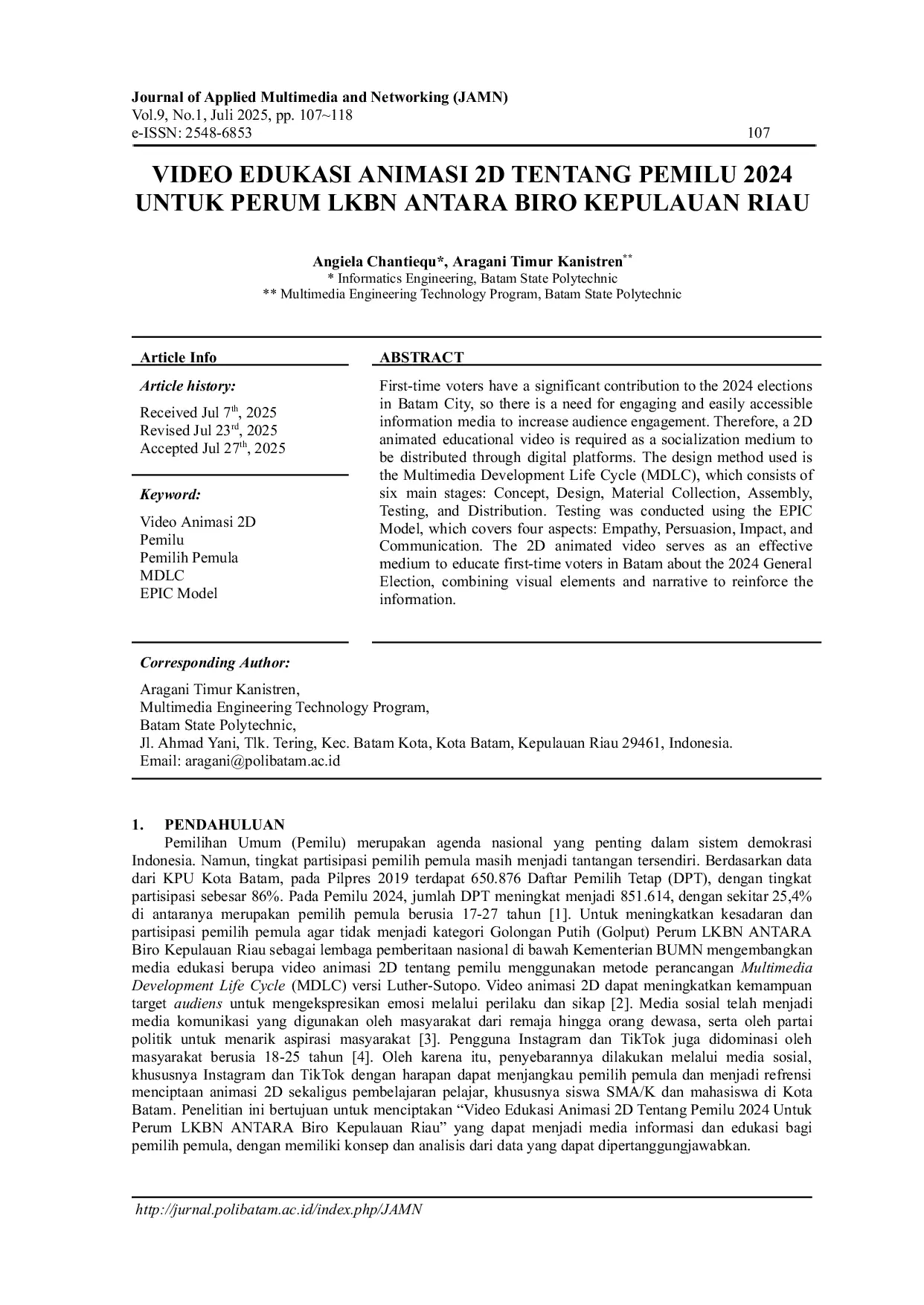 JURIS 2D Animated Educational Video About the 2024 Election for Perum Lkbn Antara Biro Kepulauan Riau