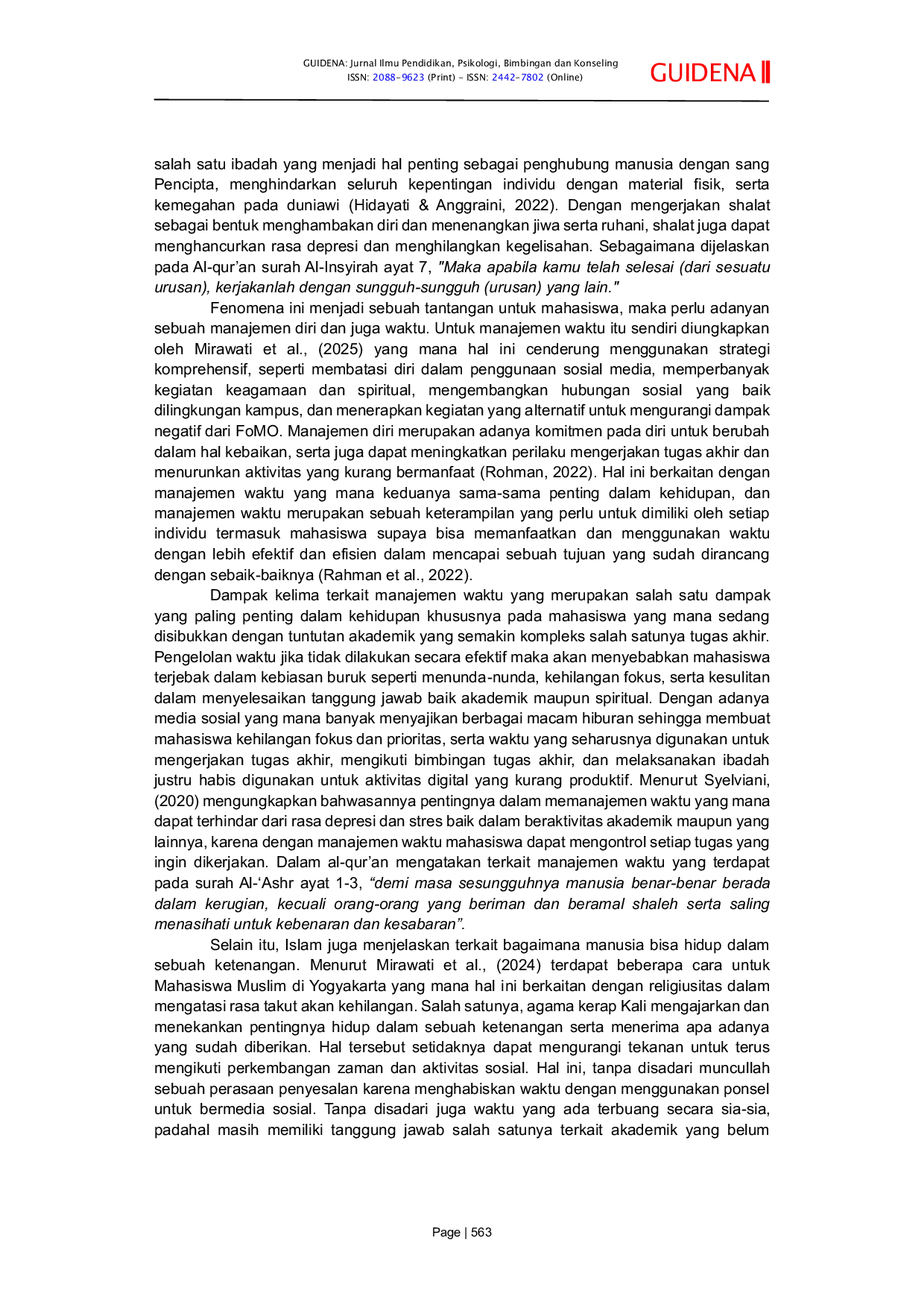 JURIS Dampak Fear of Missing Out FOMO terhadap Penyelesaian Tugas Akhir pada Mahasiswa Muslim Yogyakarta