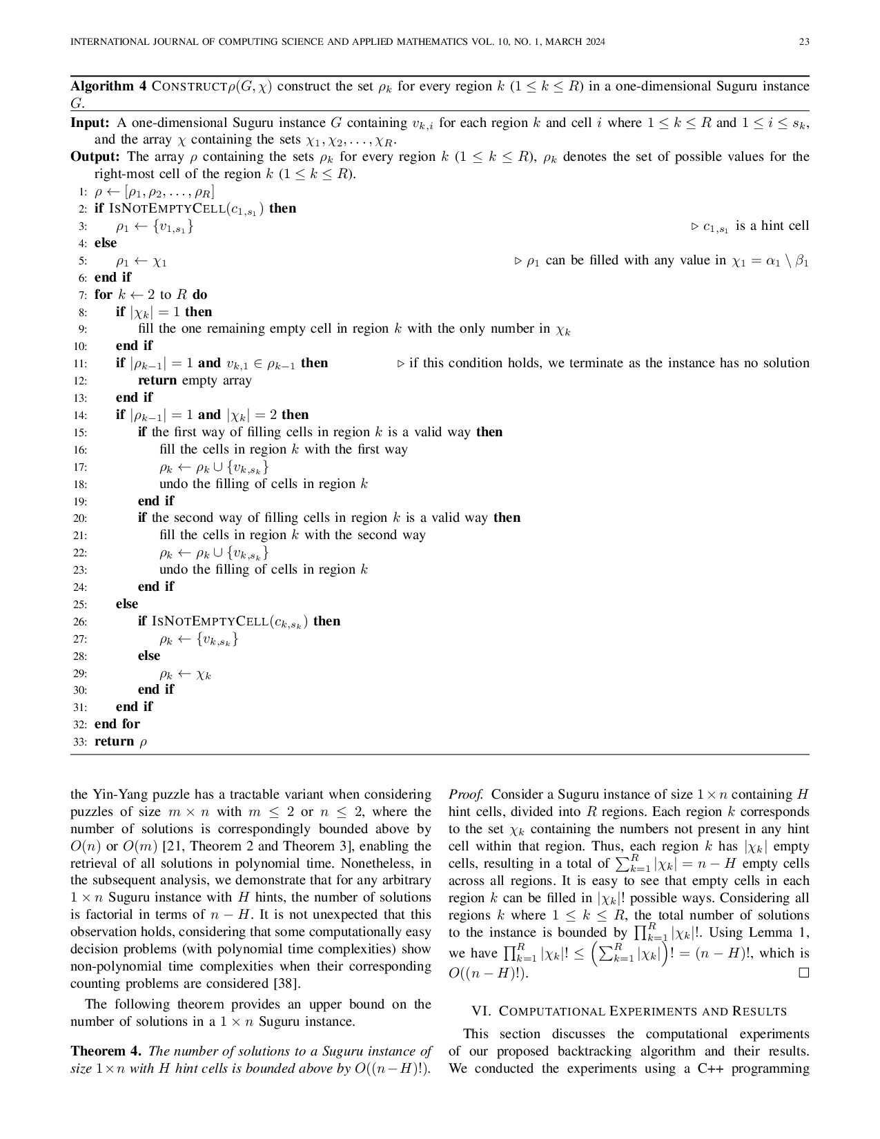 JURIS Elementary Algorithmic Methods for Solving Suguru Puzzles