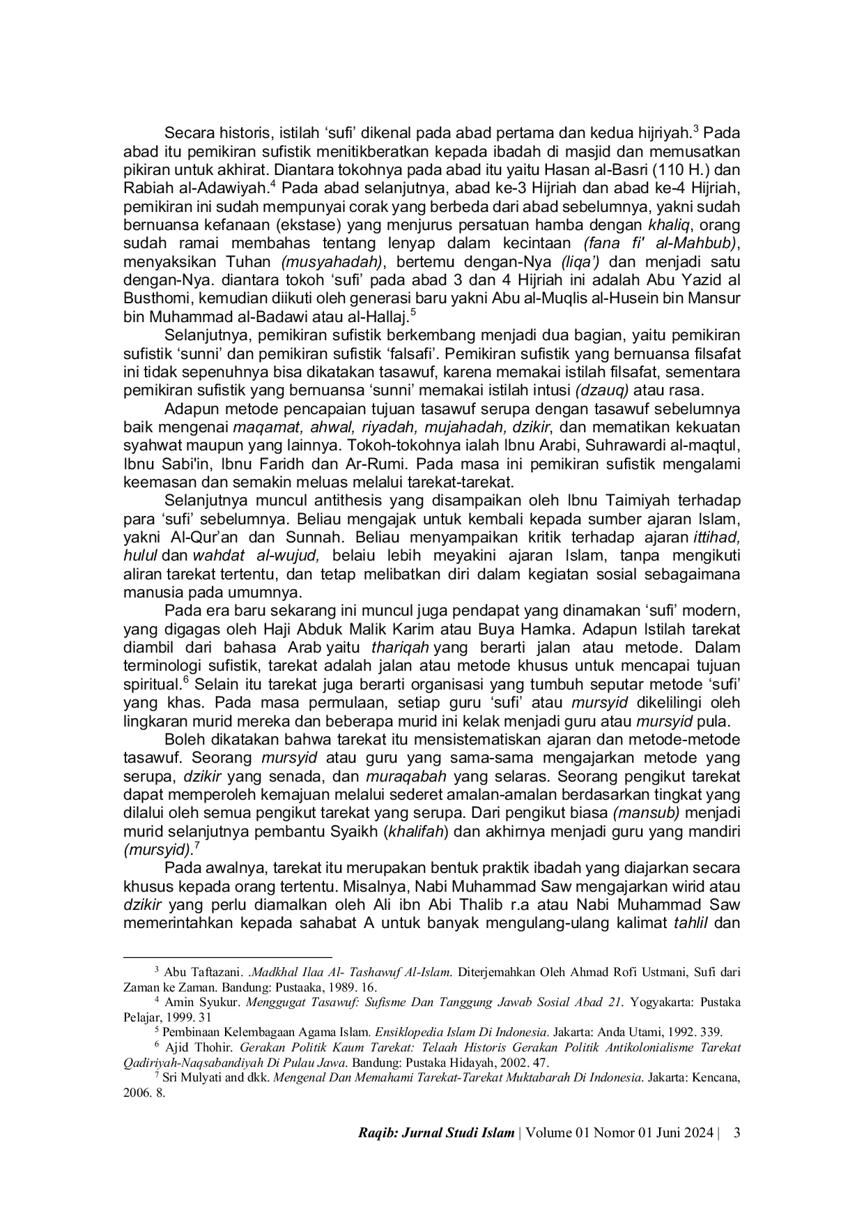 JURIS PEMIKIRAN DAN PENDIDIKAN SUFISTIK DALAM KITAB ADAB SULUK AL MURID KARYA AL HABIB ABDULLAH IBN ALAWI AL HADDAD Sufistic Thought and Education in the Book of Adab Suluk Al Murid by Al Habib Abdullah