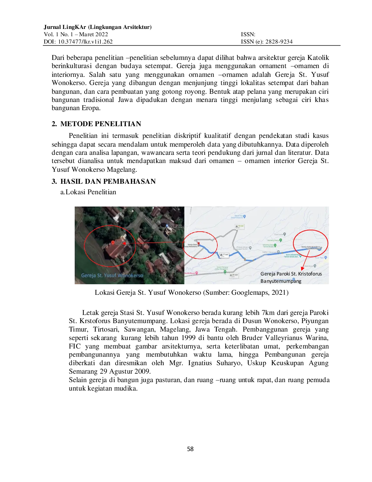 JURIS Ornamen Gereja Santo Yusuf Wonokerso Magelang