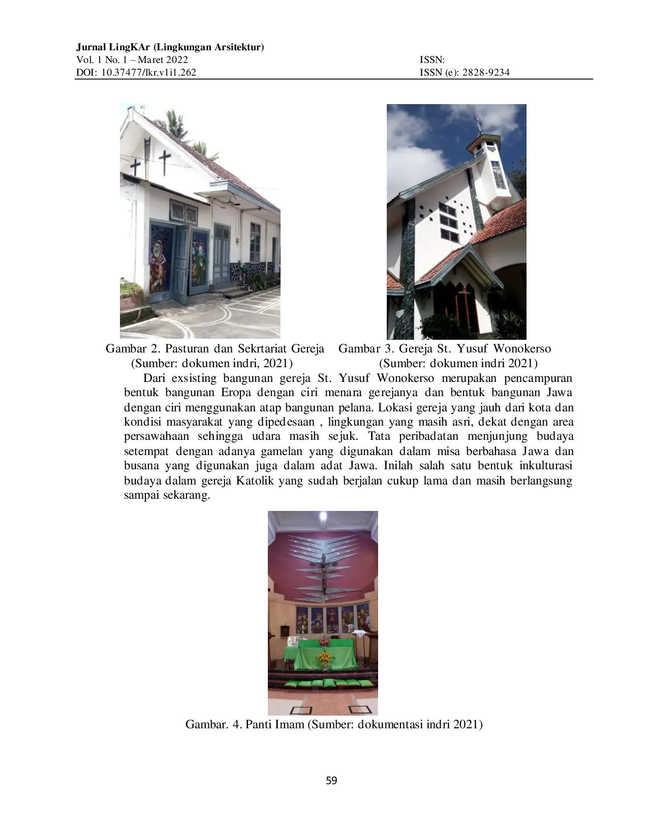 JURIS Ornamen Gereja Santo Yusuf Wonokerso Magelang