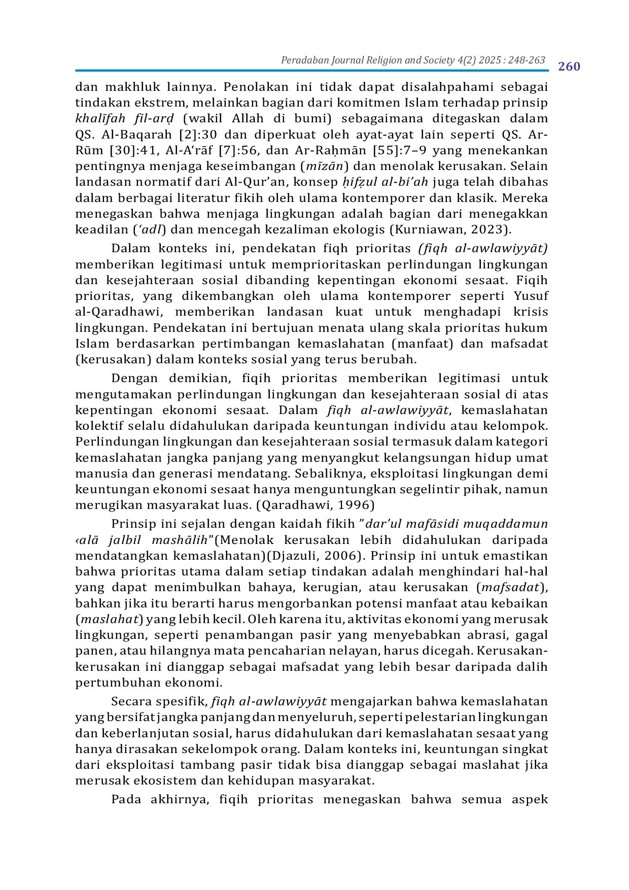 JURIS Analisis Eksploitasi Sumber Daya Alam dalam Penambangan Pasir di Lombok Timur Perspektif Hifzul al Bi ah