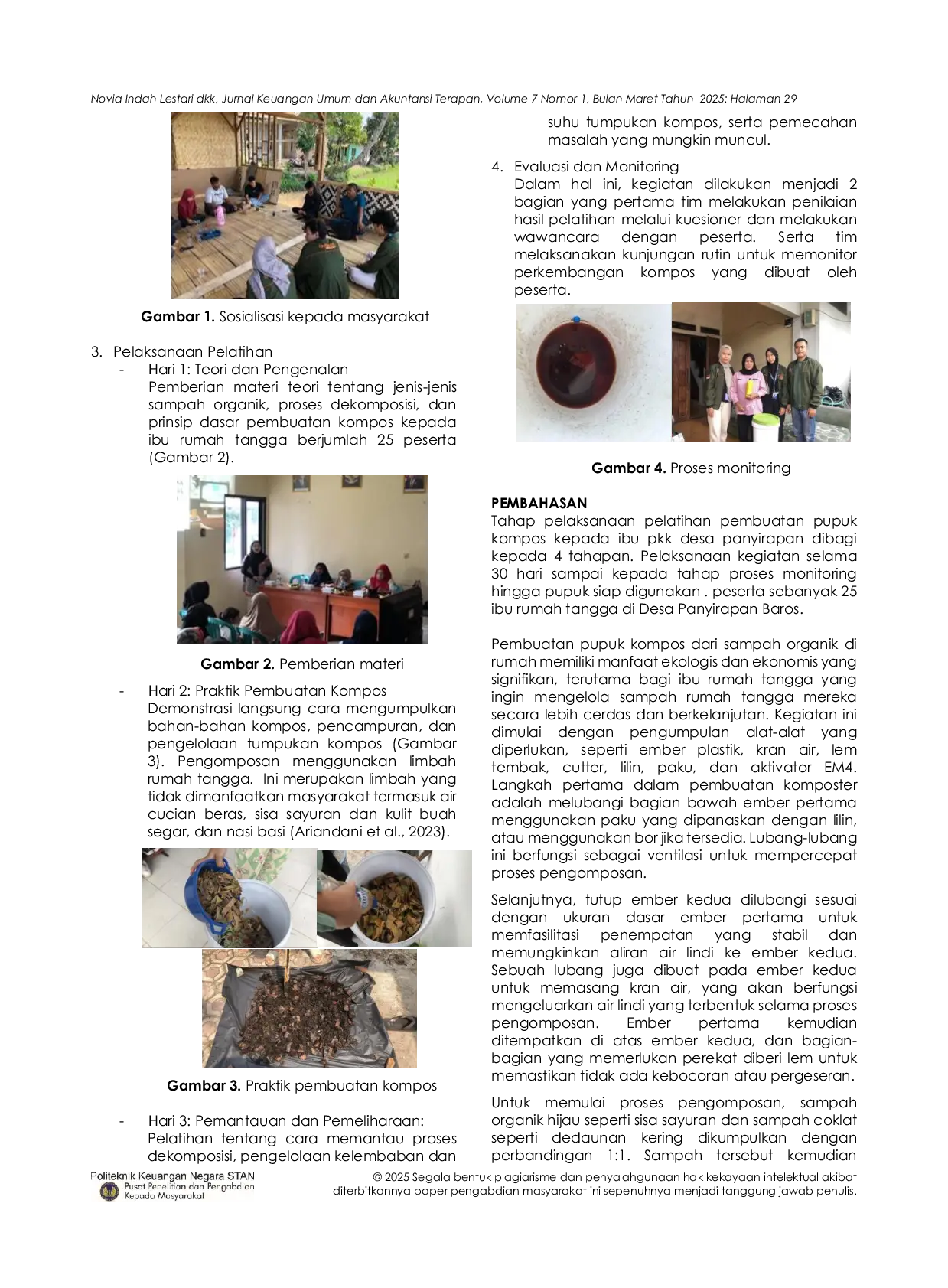 JURIS Strategi Pemanfataan Sampah Organik Sebagai Pupuk Kompos di Desa Panyirapan