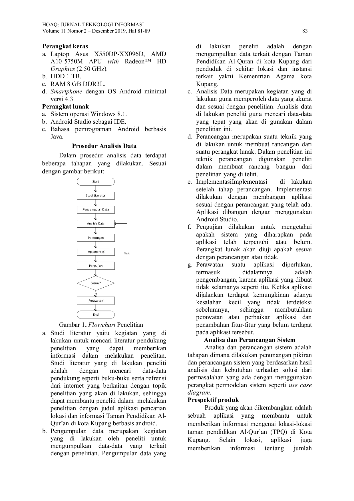 JURIS Aplikasi Pencarian Lokasi dan Informasi Taman Pendidikan Al Qur an Kota Kupang Berbasis Android