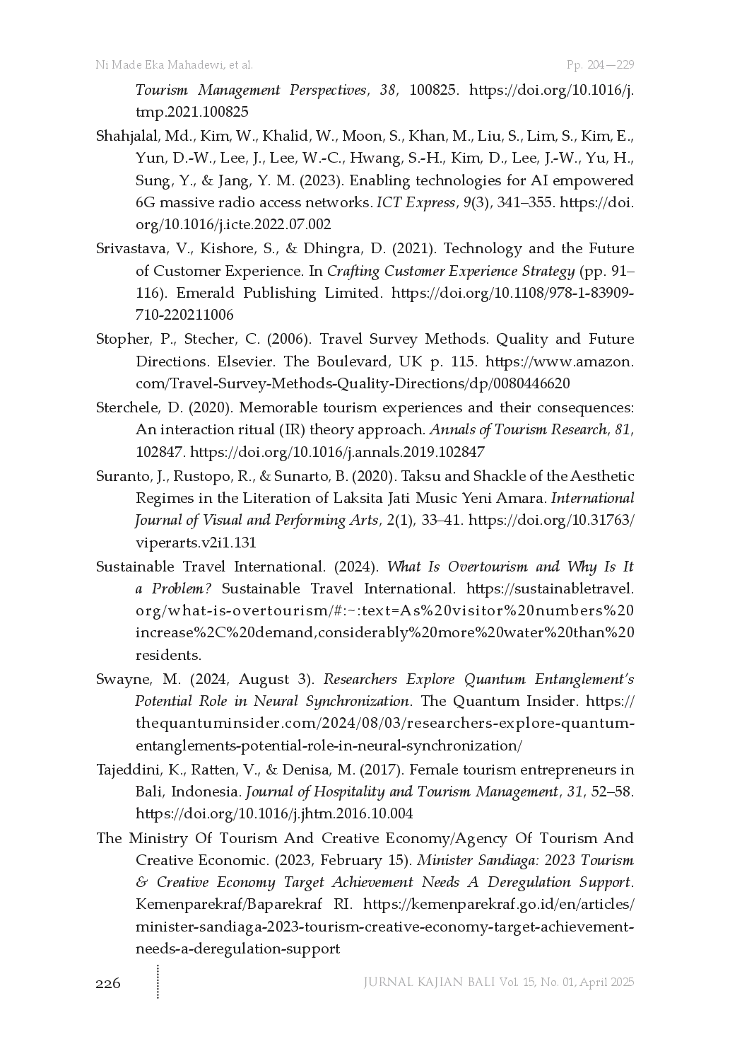 juris Quantum Tourism in Bali Integrating Cultural Heritage with Advanced Technologies for a Transformative Travel Experience