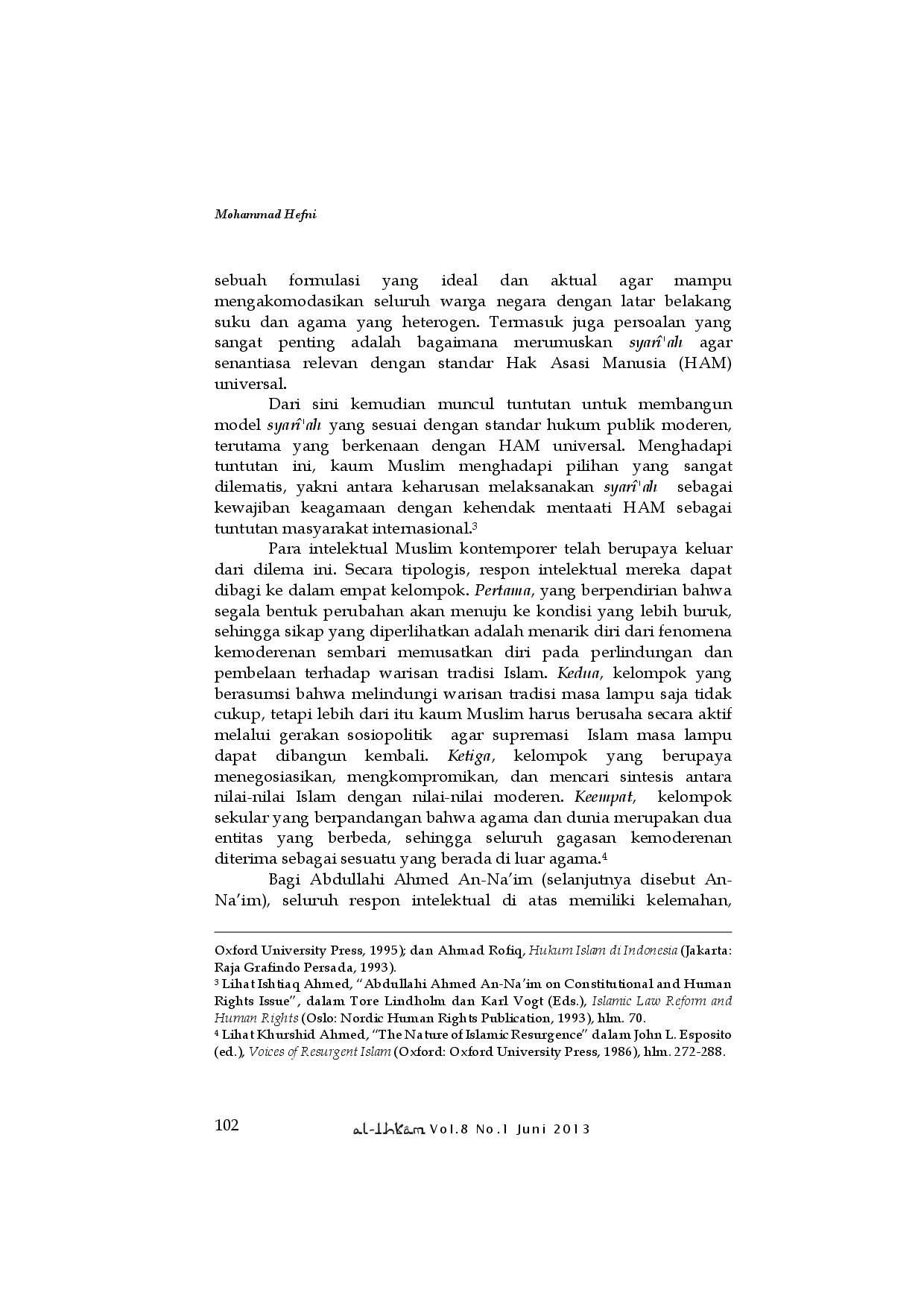 juris Desakan Sosiopolitik Munculnya Gagasan Evolusi Syar ah Oleh An Na im