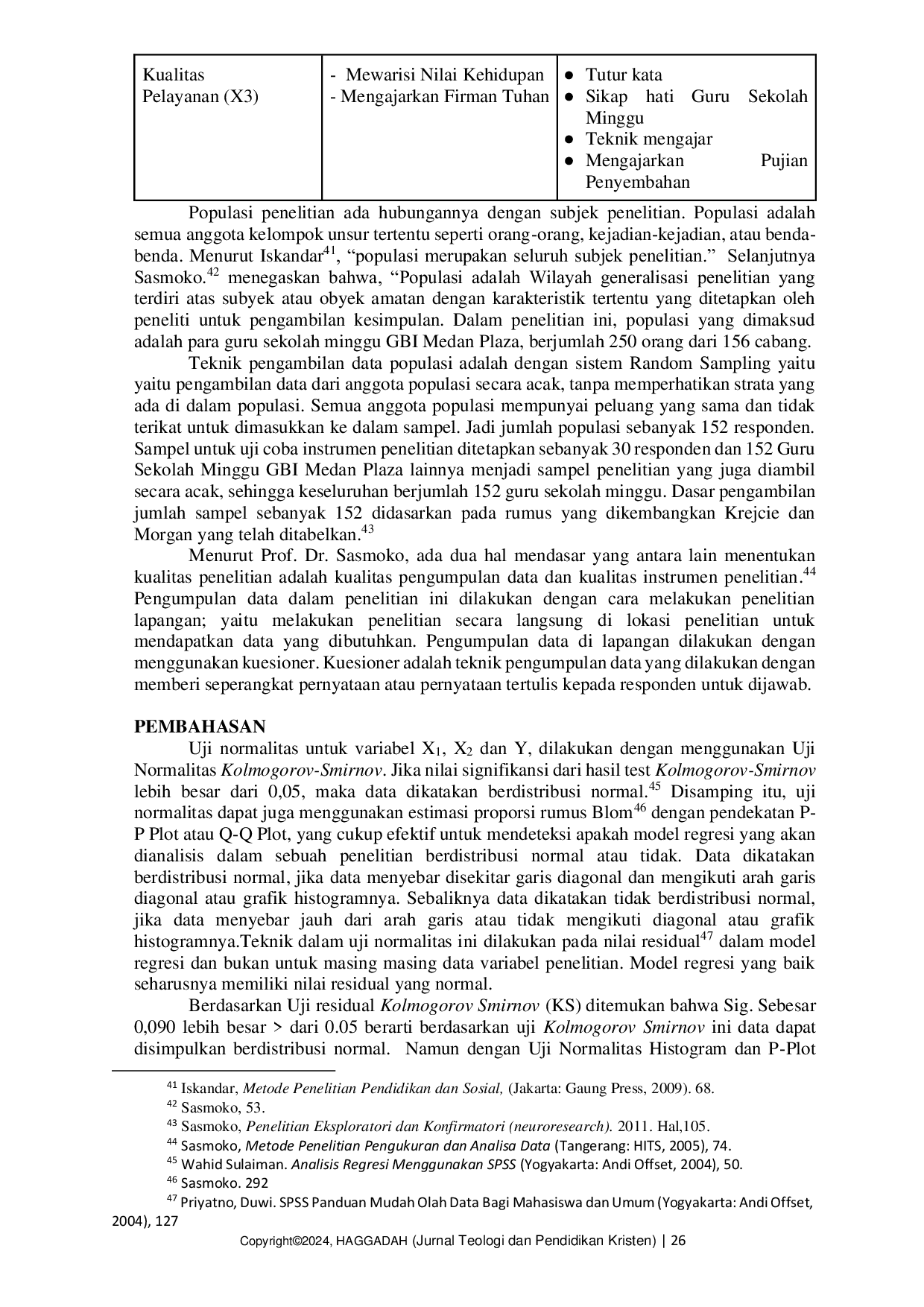 JURIS Pengaruh Motivasi Dan Pelatihan Guru Guru Sekolah Minggu Terhadap Peningkatan Kualitas Pelayanan Guru Sekolah Minggu