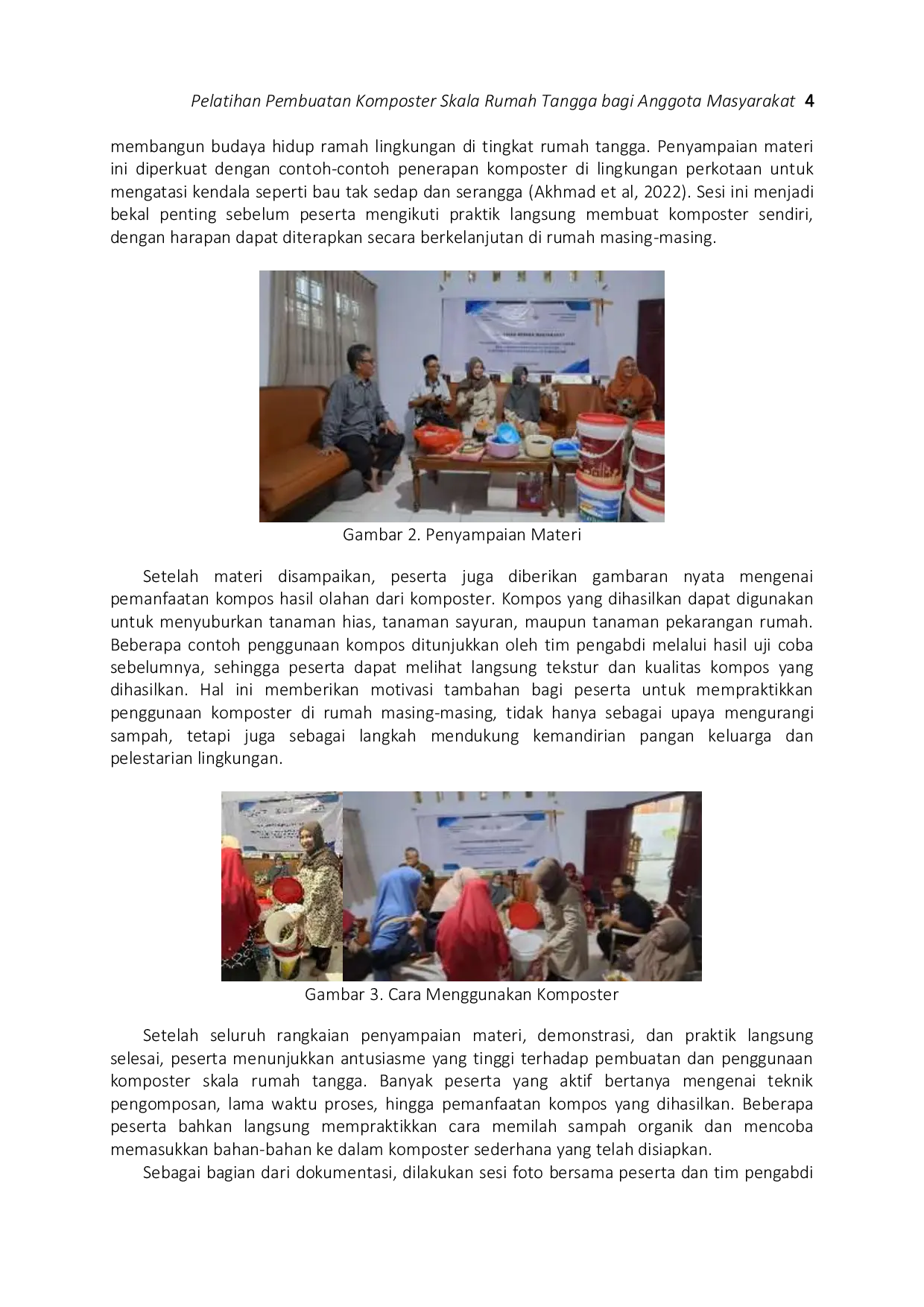 JURIS Pelatihan Pembuatan Komposter Skala Rumah Tangga bagi Anggota Masyarakat Aisyiyah di Kecamatan Panakkukang Kota Makassar